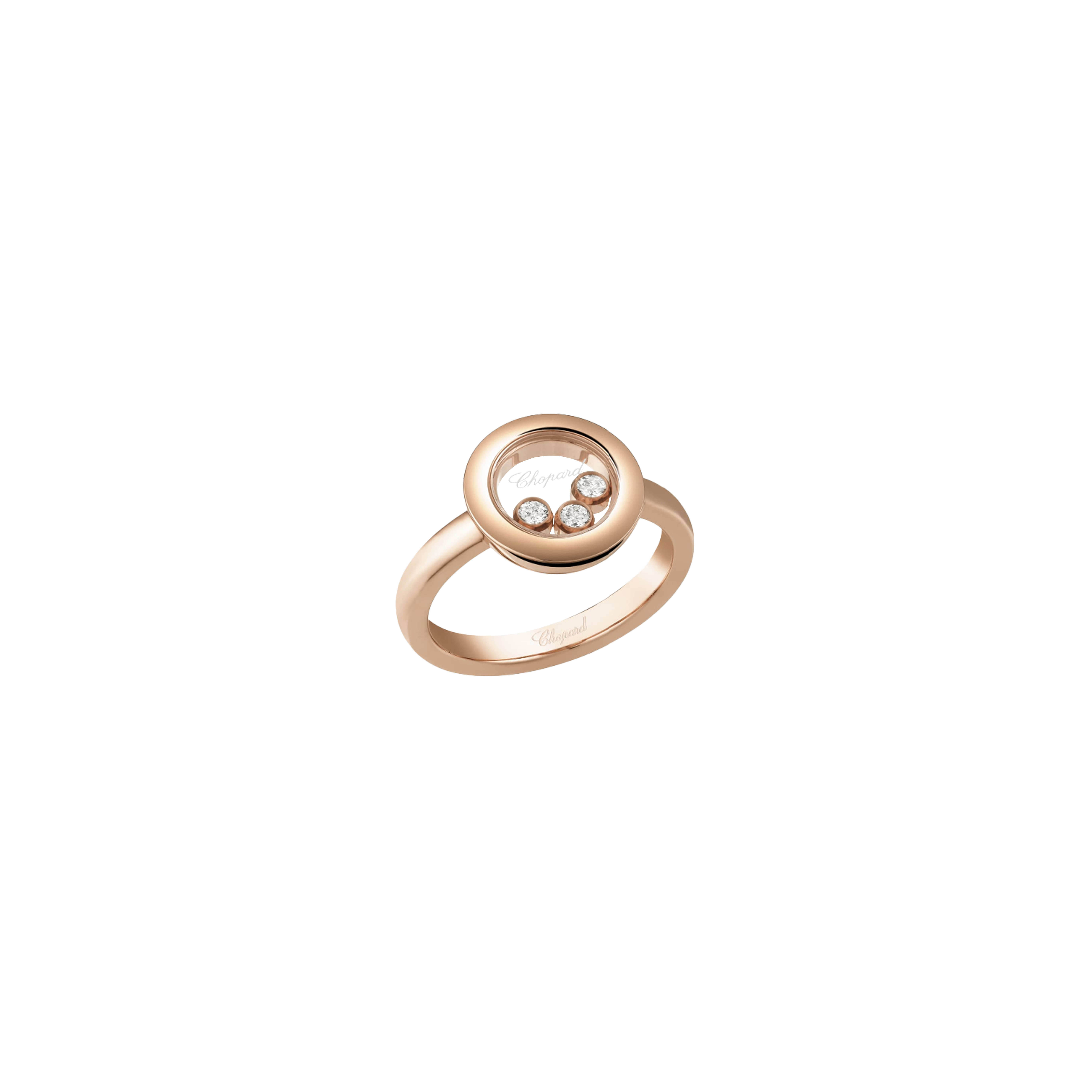 Chopard | CHOPARD - HAPPY DIAMONDS ICONS - ANELLO IN ORO ROSA CON DIAMANTI - 82A018-5110 - 82A018 (1)