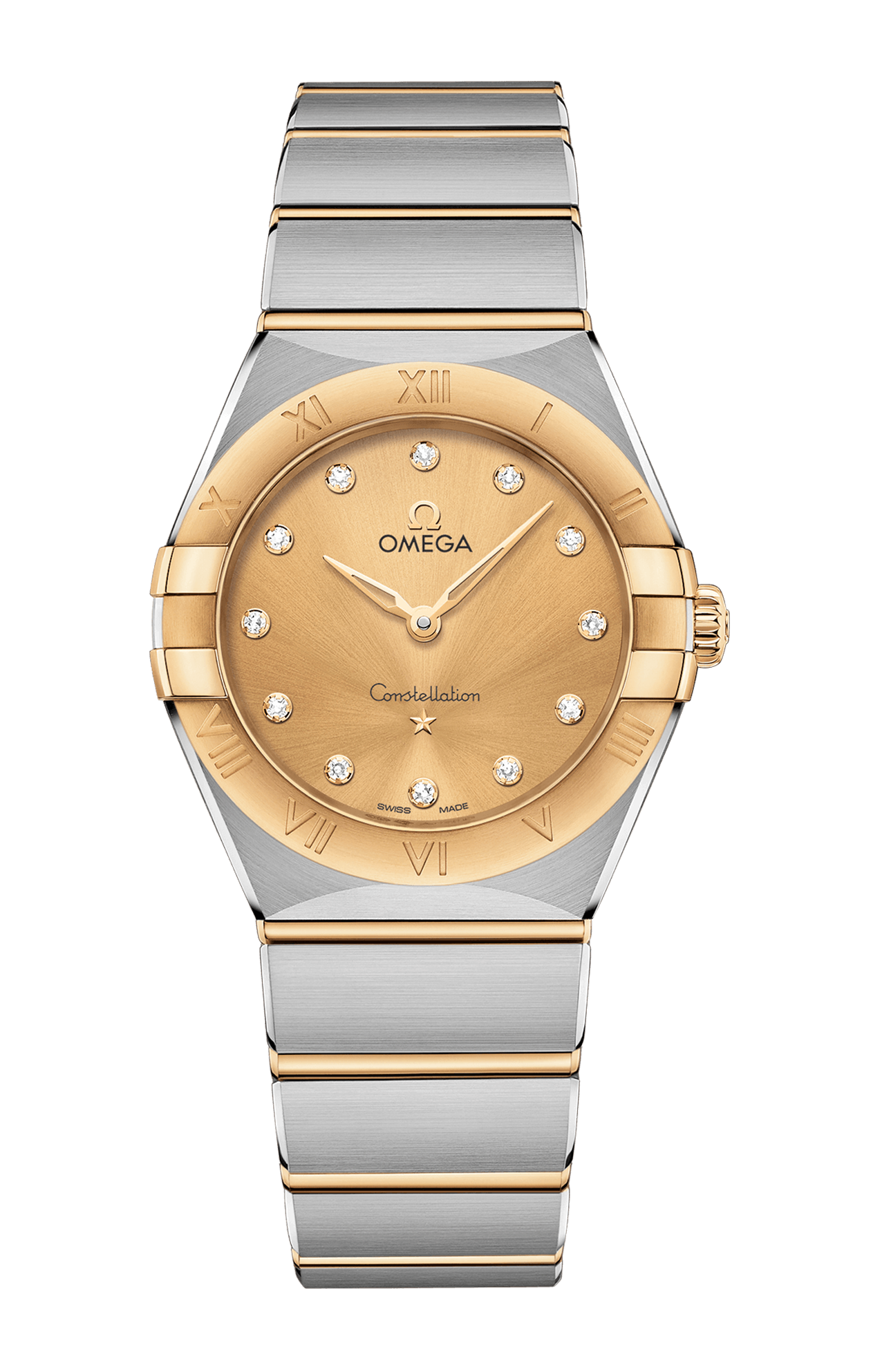 Omega | CONSTELLATION 28 MM, ACCIAIO-ORO GIALLO SU ACCIAIO-ORO GIALLO - 131.20.28.60.58.001 (1)