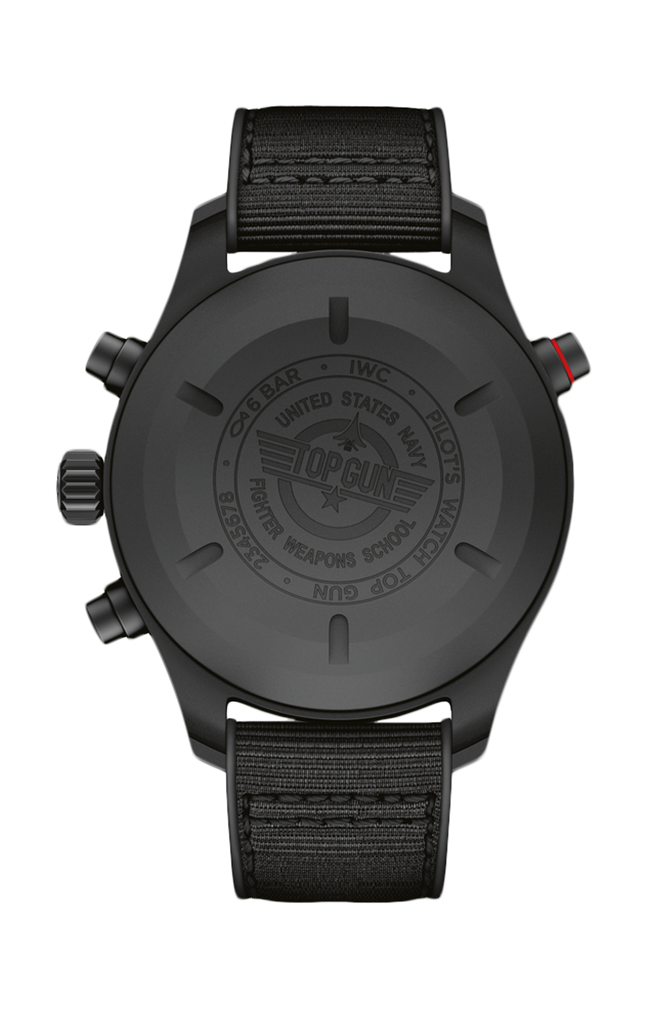 Iwc Schaffhausen | PILOT&rsquo;S WATCH DOUBLE CHRONOGRAPH TOP GUN CERATANIUM - IW371815 (2)