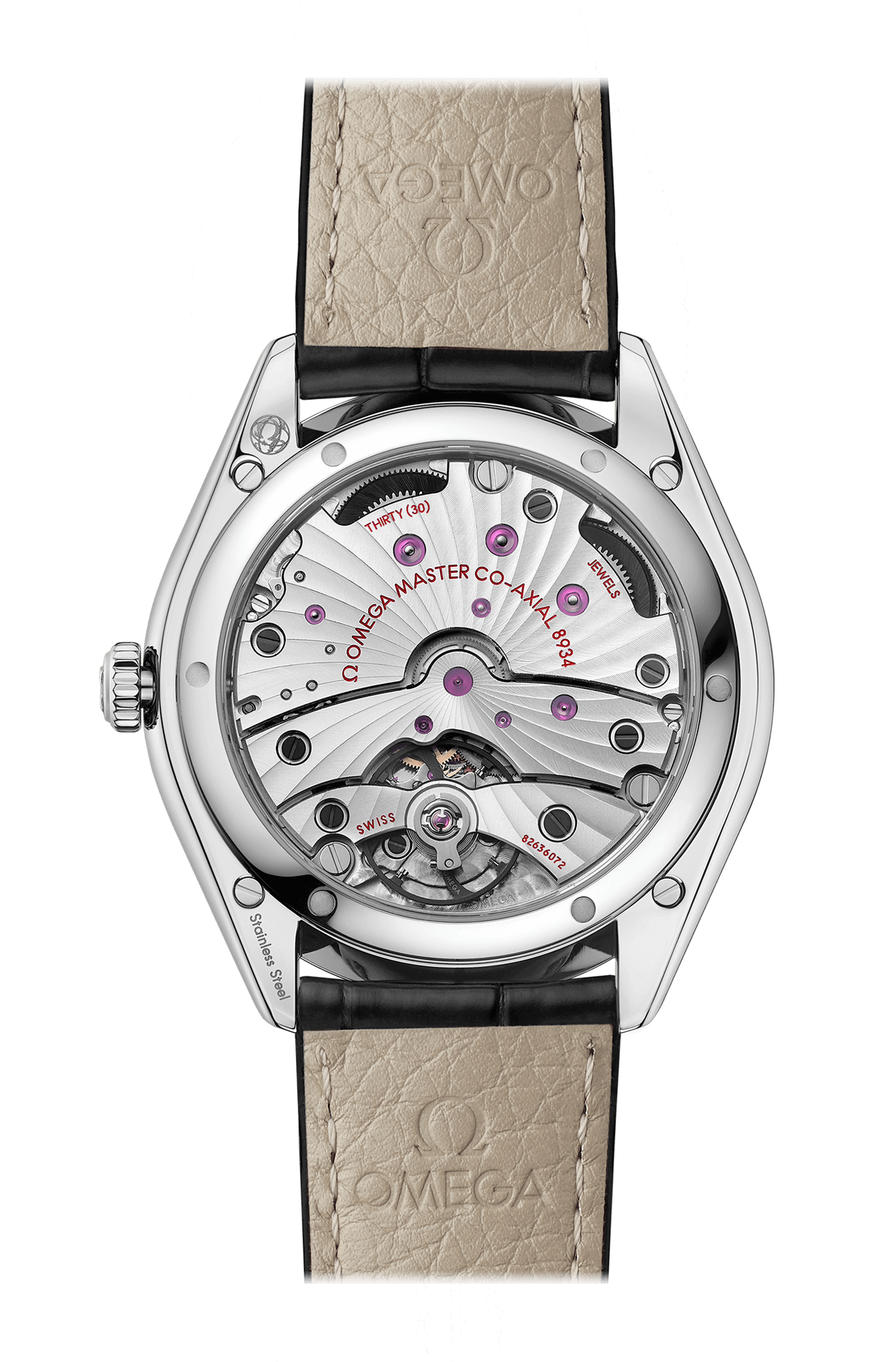 Omega | DE VILLE TR&Eacute;SOR 40 MM, ACCIAIO SU PELLE - 435.13.40.22.01.001 (2)