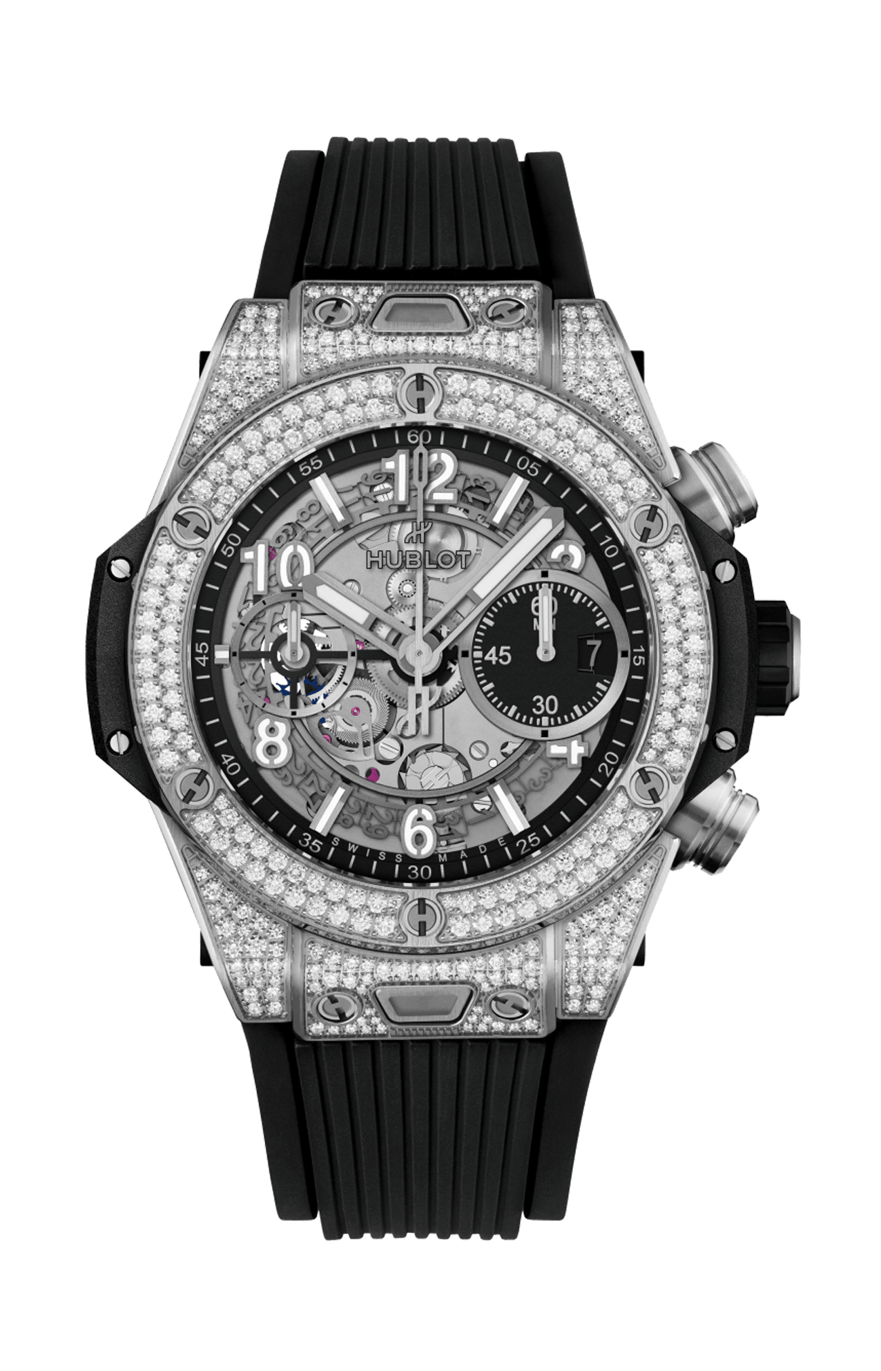 Hublot | BIG BANG UNICO TITANIUM PAV&Eacute; 42 MM - 441.NX.1171.RX.1704 (1)