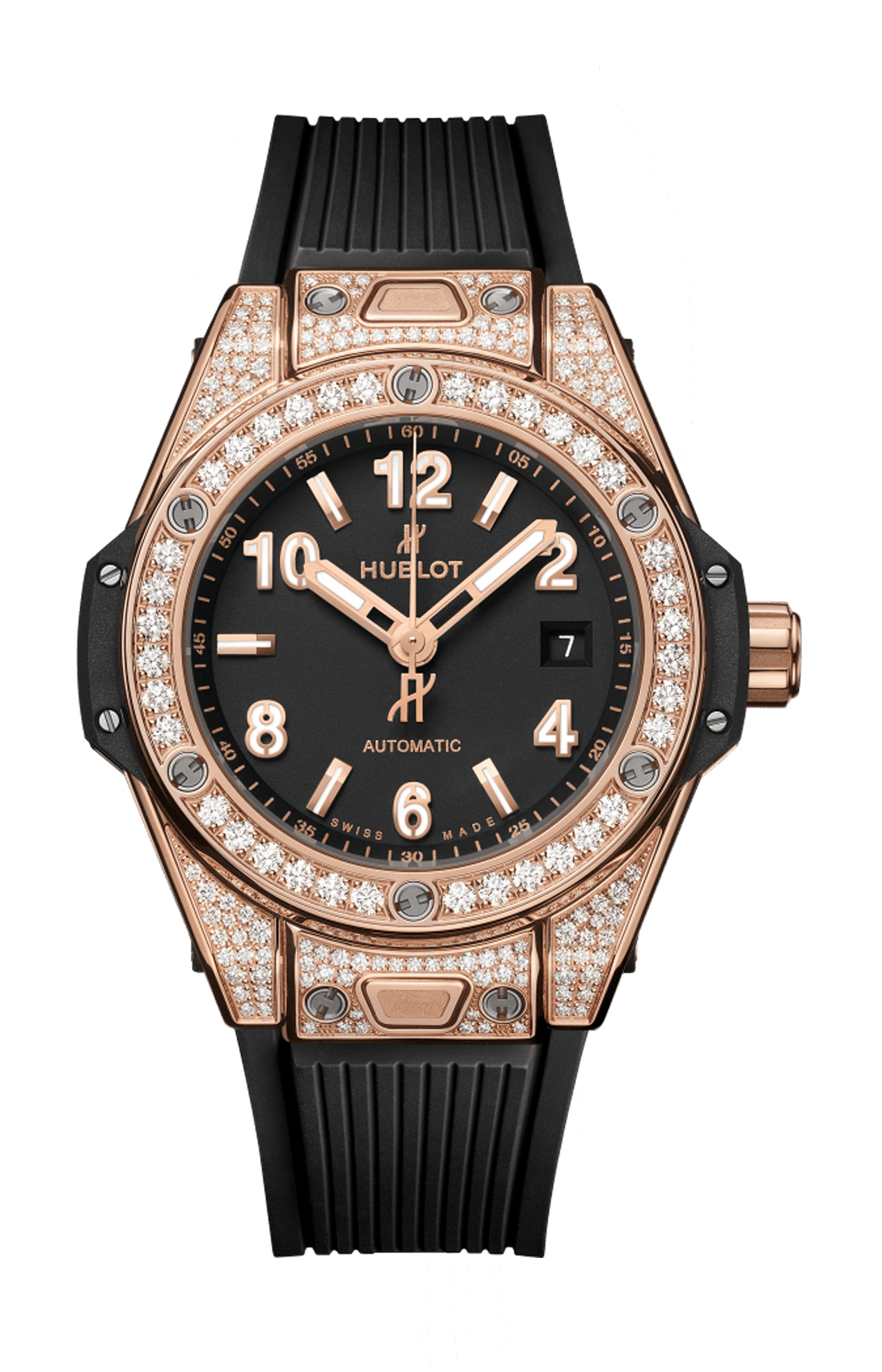 Hublot | BIG BANG ONE CLICK KING GOLD PAV&Eacute; 33 MM - 485.OX.1180.RX.1604 (1)