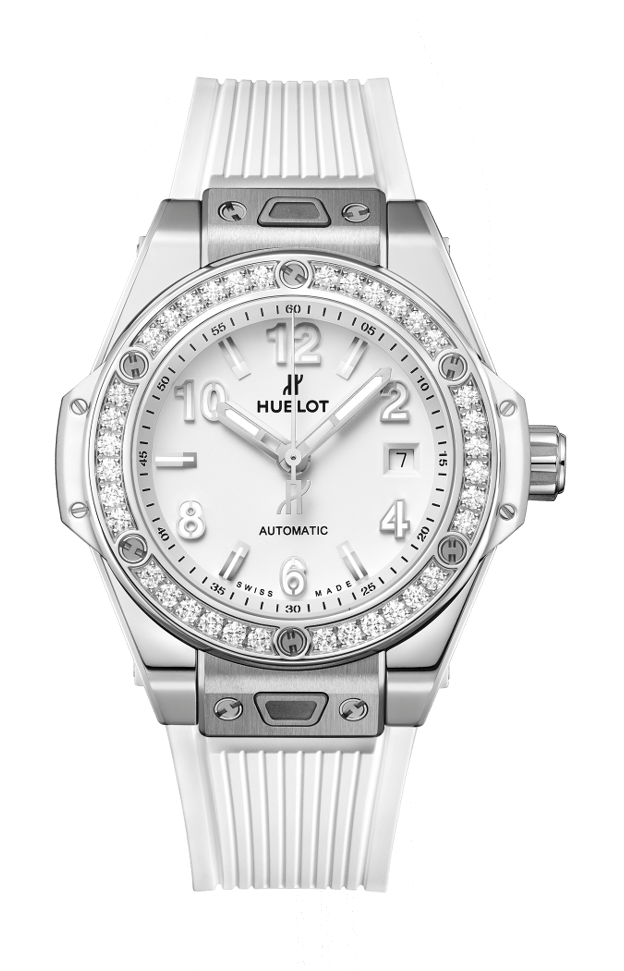 Hublot | BIG BANG ONE CLICK STEEL WHITE DIAMONDS 33 MM - 485.SE.2010.RW.1204 (1)