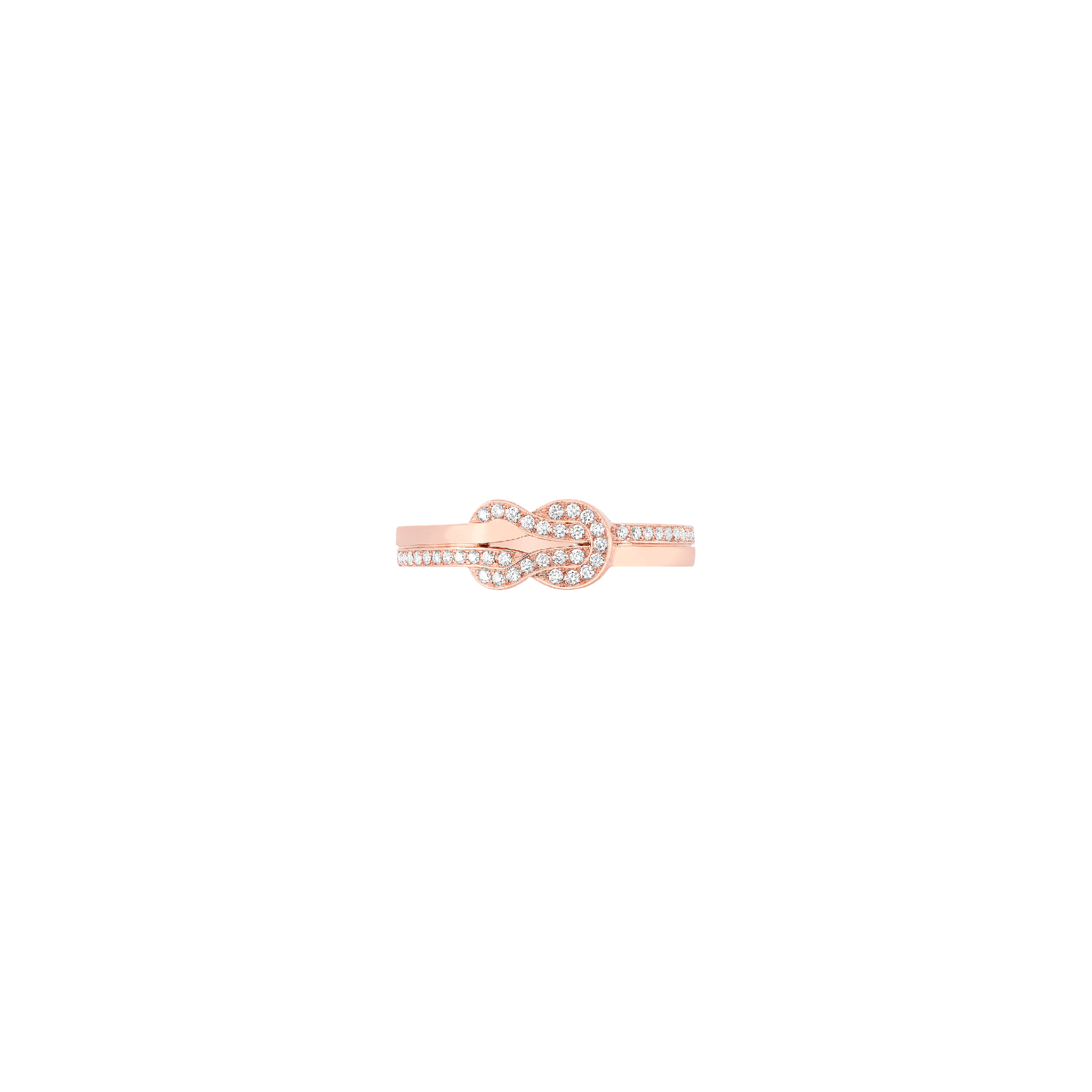 Fred | ANELLO CHANCE INFINIE IN ORO ROSA 18K E DIAMANTI - 4B0939 (2)