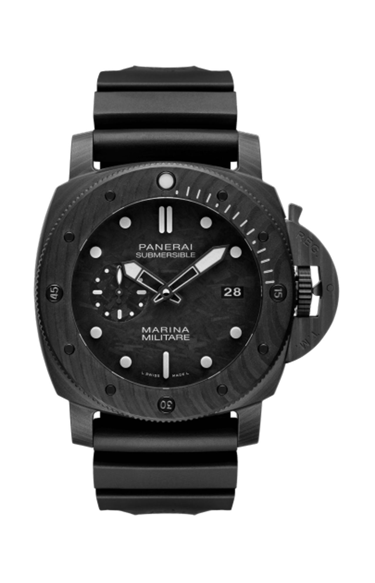Panerai | SUBMERSIBLE MARINA MILITARE CARBOTECH&trade; 47 MM - DOPPIO CINTURINO - PAM02979 (1)