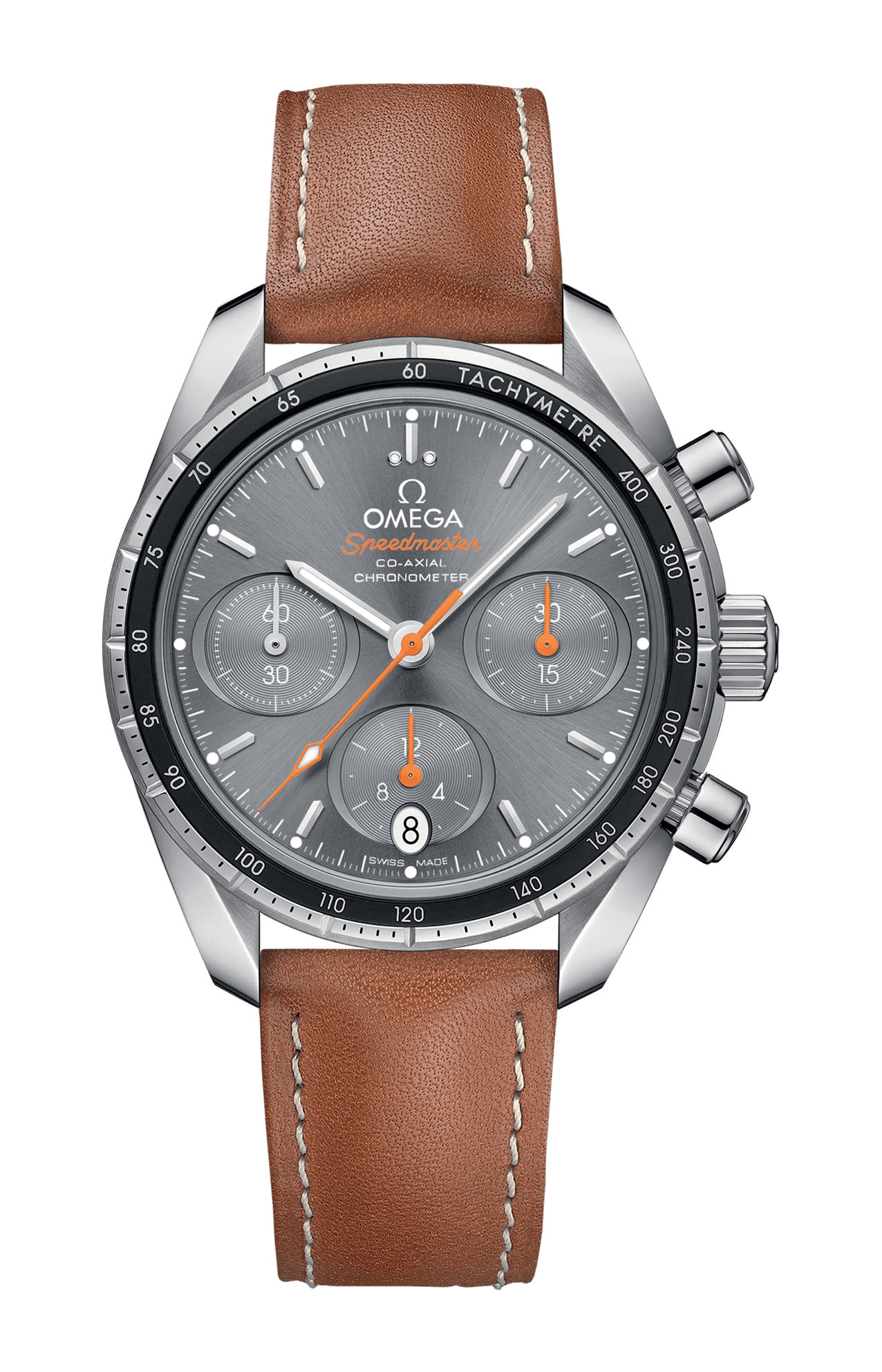 Omega | SPEEDMASTER 38 MM, ACCIAIO SU PELLE - 324.32.38.50.06.001 (1)