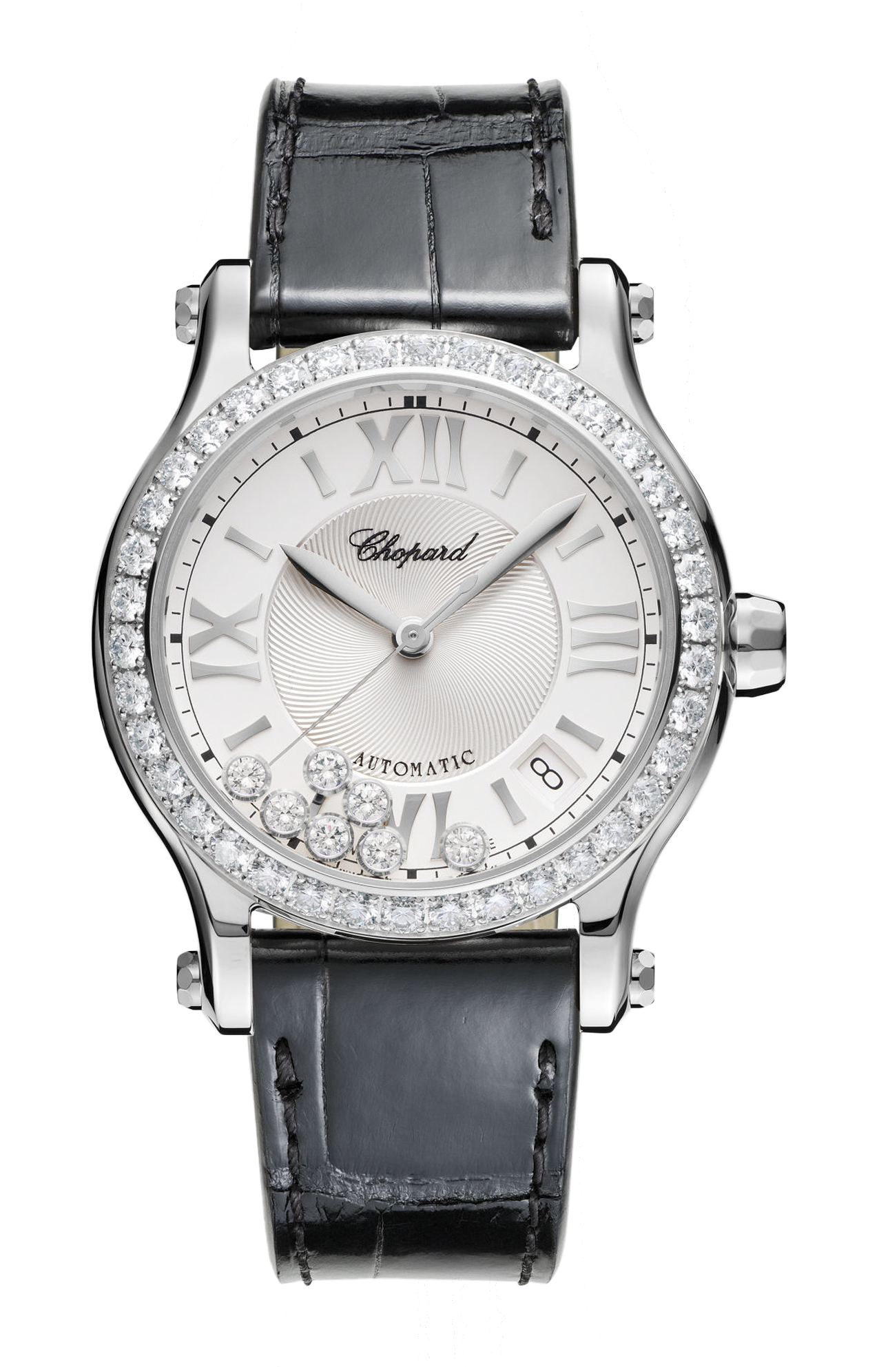 Chopard | HAPPY SPORT 36MM, AUTOMATICO, LUCENT STEEL&trade;, DIAMANTI - 278559 (1)