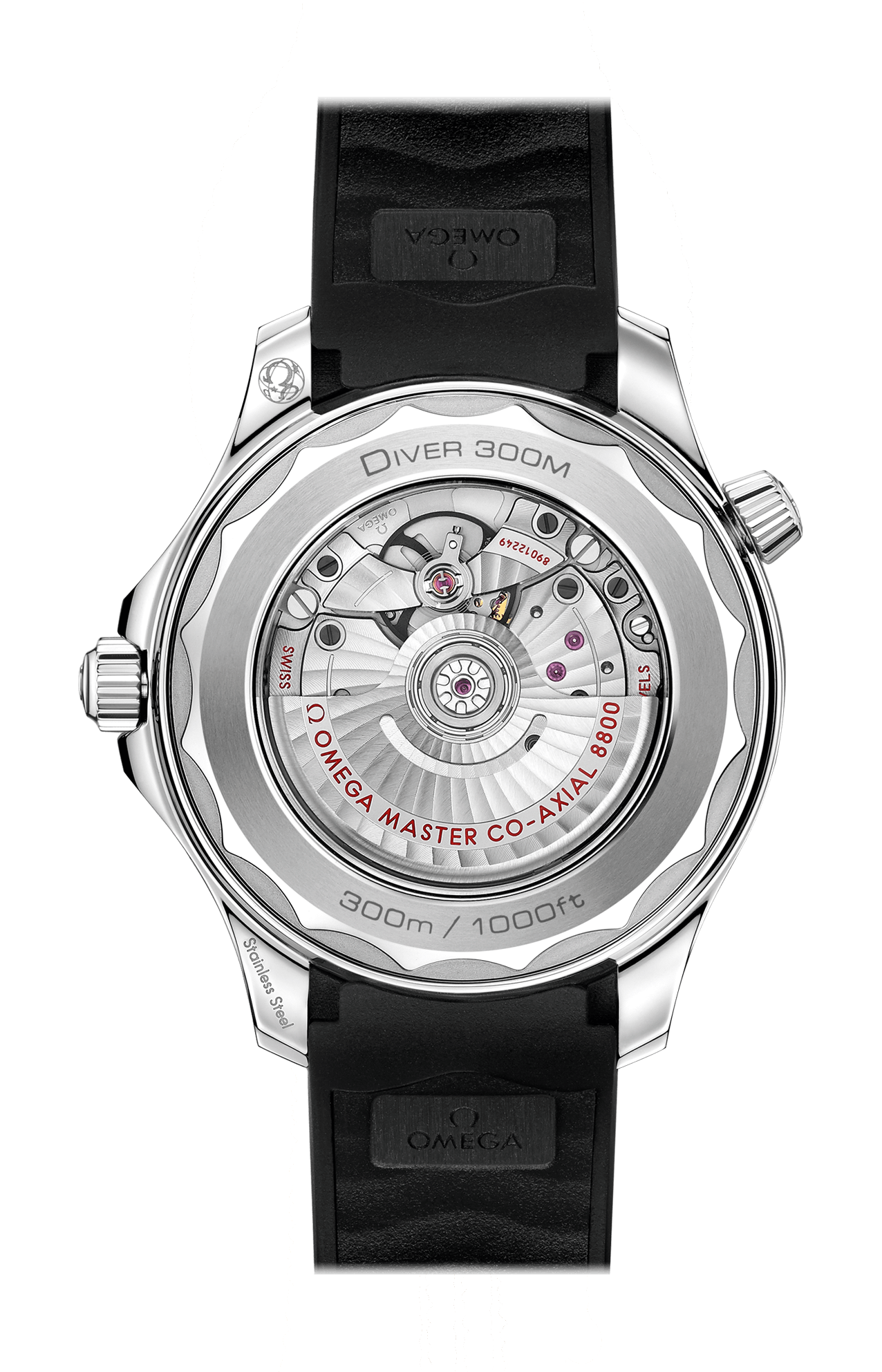 Omega | SEAMASTER DIVER 300M 42 MM, ACCIAIO SU CAUCCI&Ugrave; - 210.32.42.20.01.001 (2)