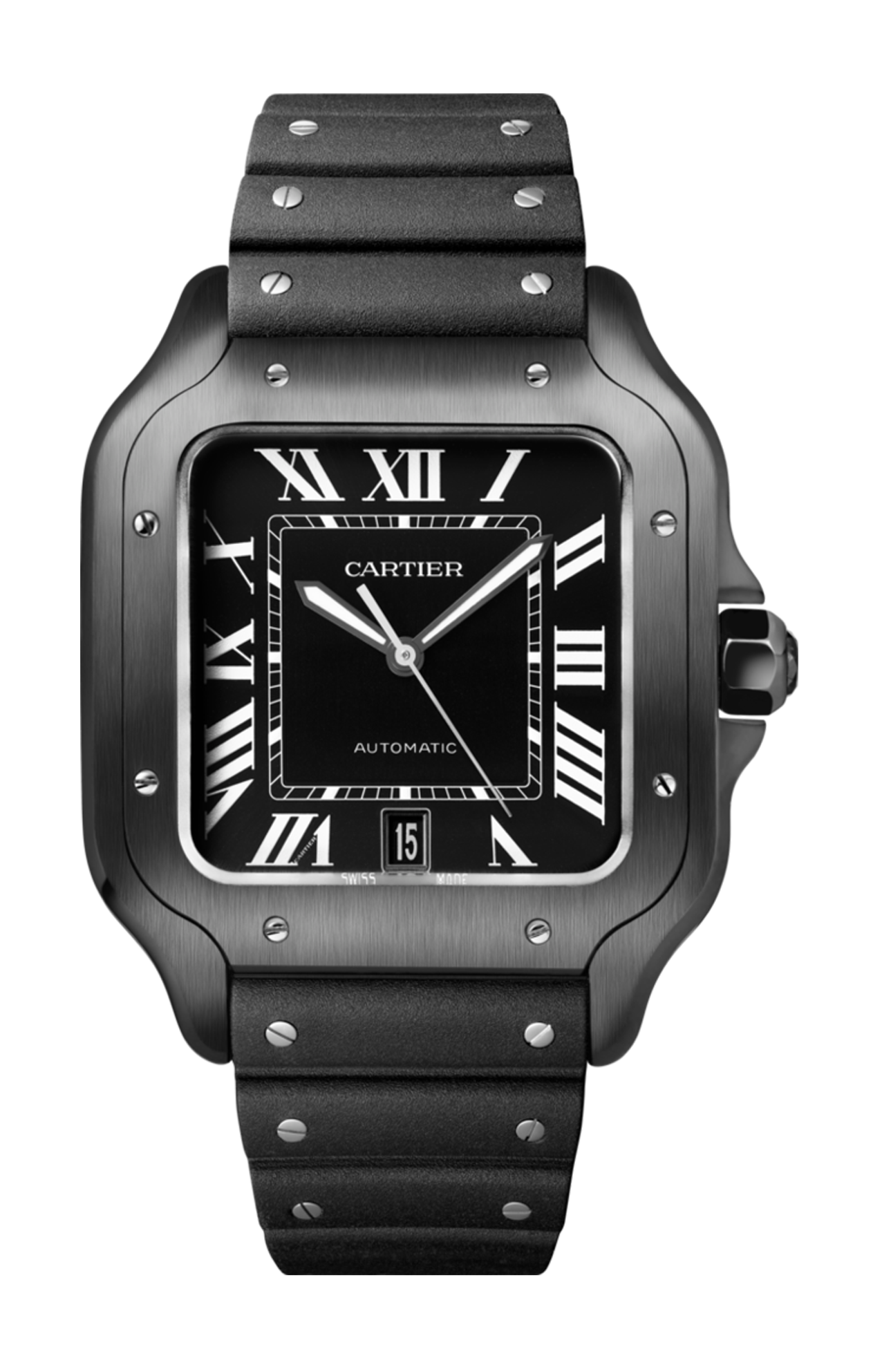 Cartier | SANTOS DE CARTIER, MODELLO GRANDE, ACCIAIO, AUTOMATICO - WSSA0039 (2)