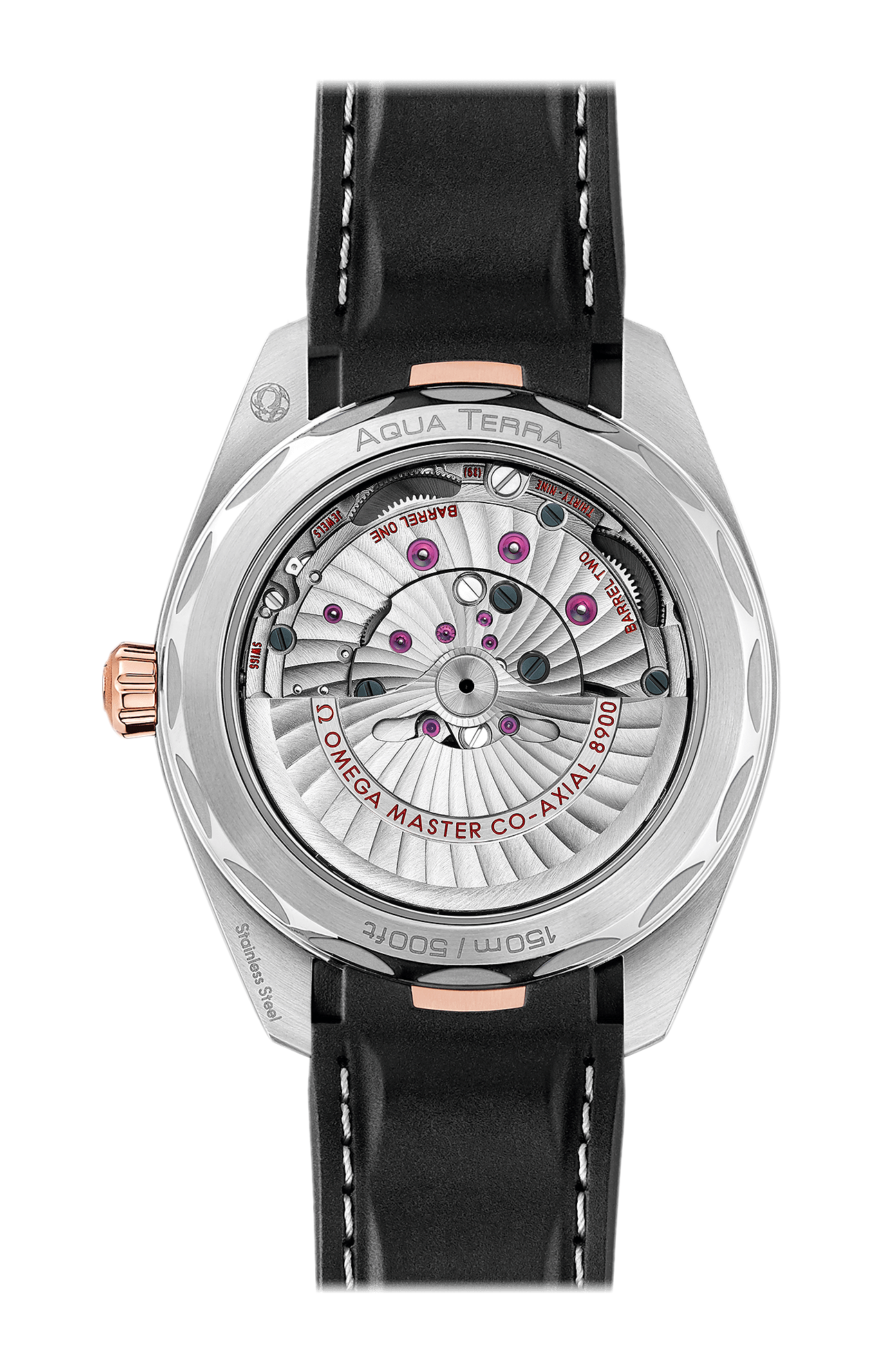 Omega | SEAMASTER AQUA TERRA 150M 41 MM, ACCIAIO-ORO SEDNA&trade; SU CAUCCI&Ugrave; - 220.22.41.21.02.001 (2)