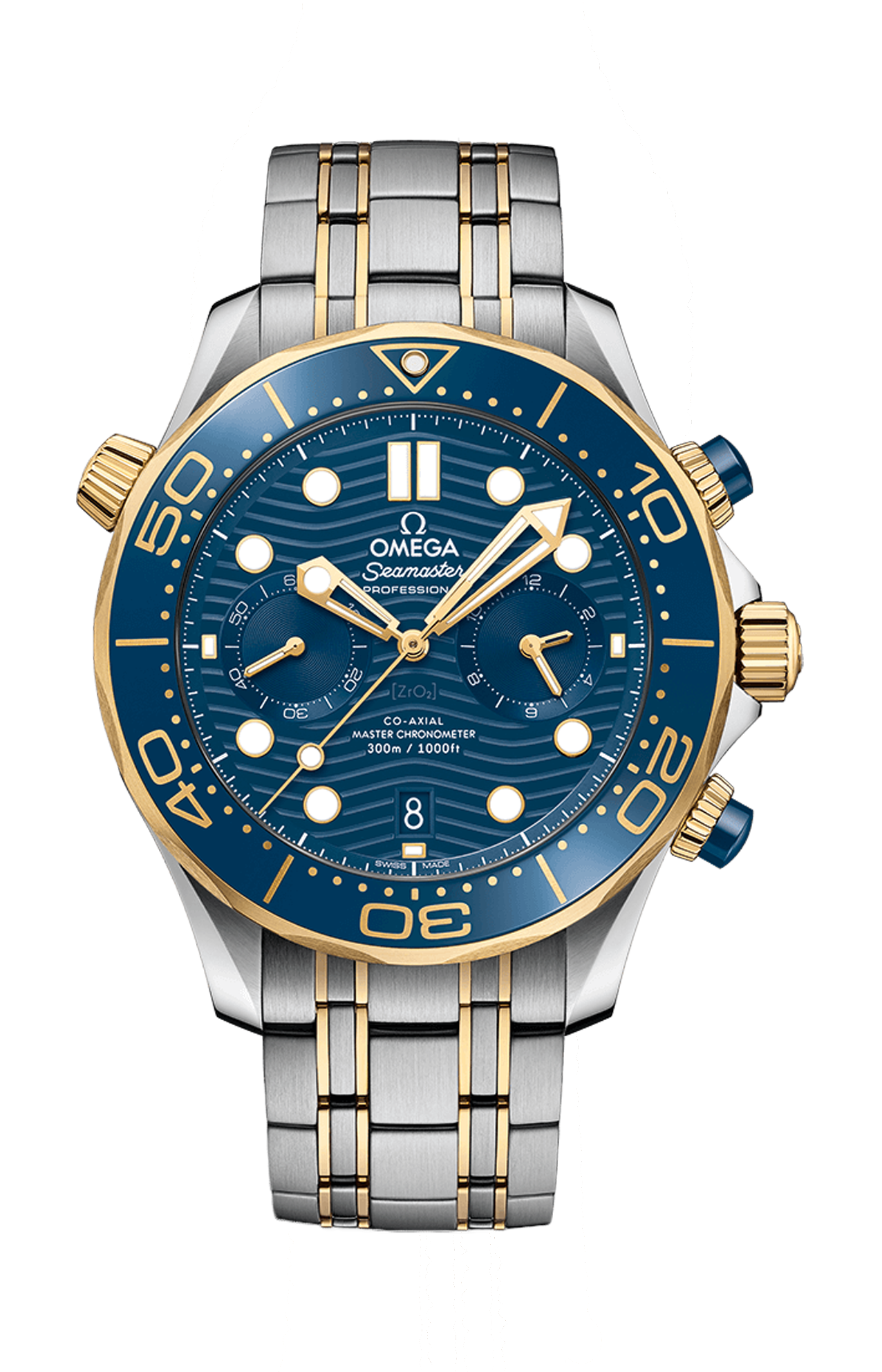 Omega | SEAMASTER DIVER 300M 44 MM, ACCIAIO-ORO GIALLO SU ACCIAIO-ORO GIALLO - 210.20.44.51.03.001 (1)