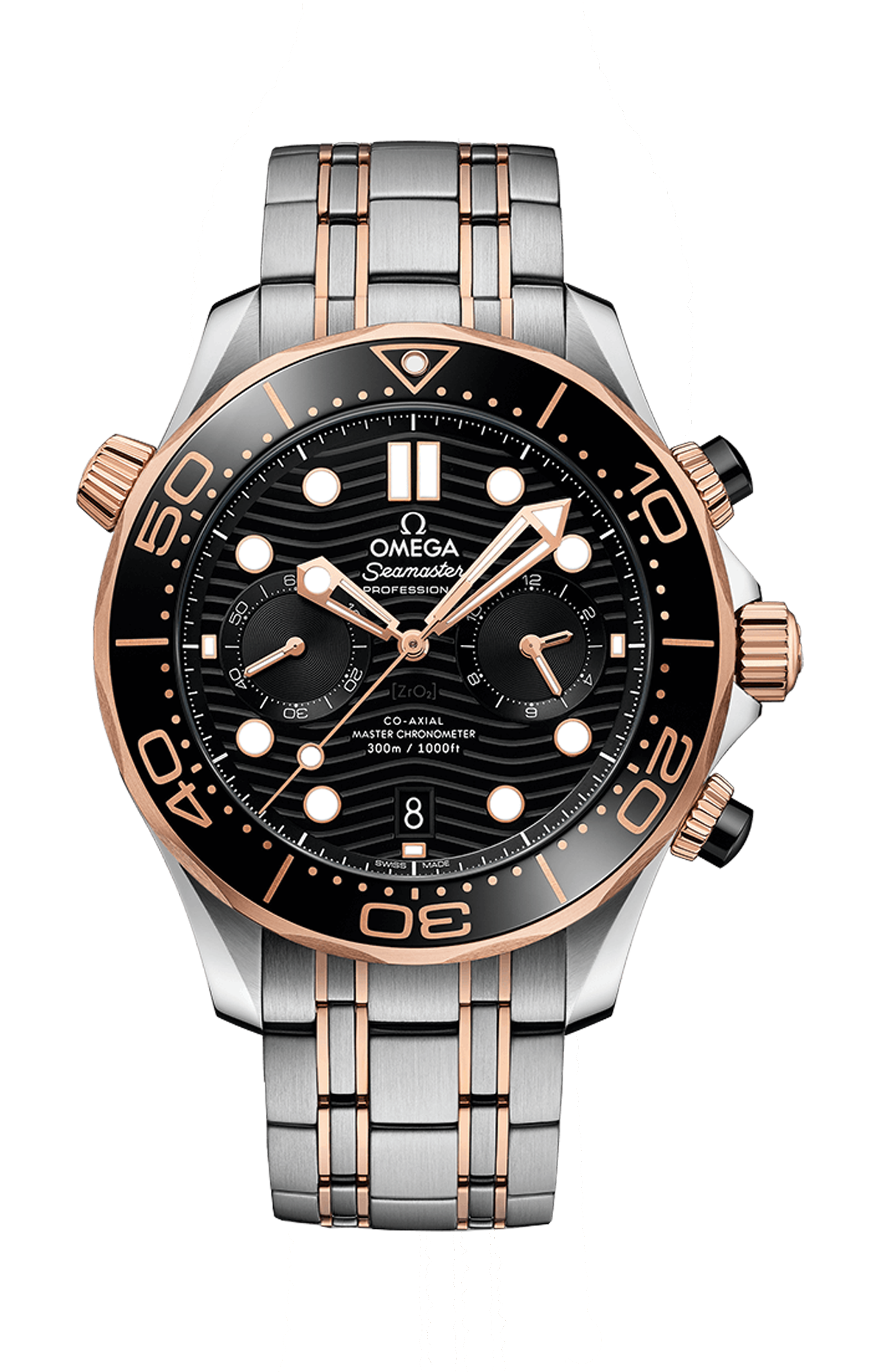 Omega | SEAMASTER DIVER 300M 44 MM, ACCIAIO-ORO SEDNA&trade; SU ACCIAIO-ORO SEDNA&trade; - 210.20.44.51.01.001 (1)