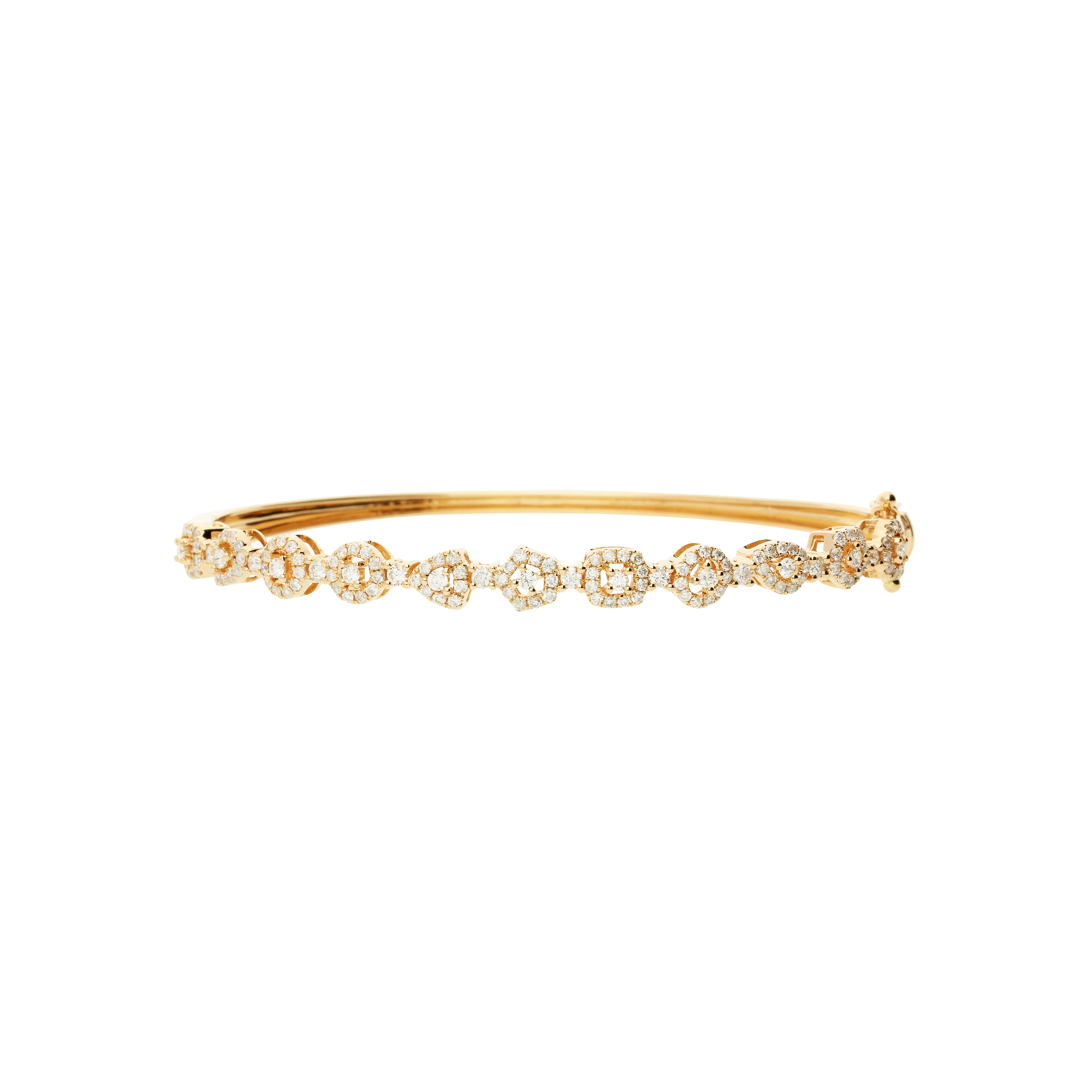 Bartorelli Italian Jewels | BRACCIALE RIGIDO IN ORO ROSA E DIAMANTI BIANCHI - A00102RA01 (1)