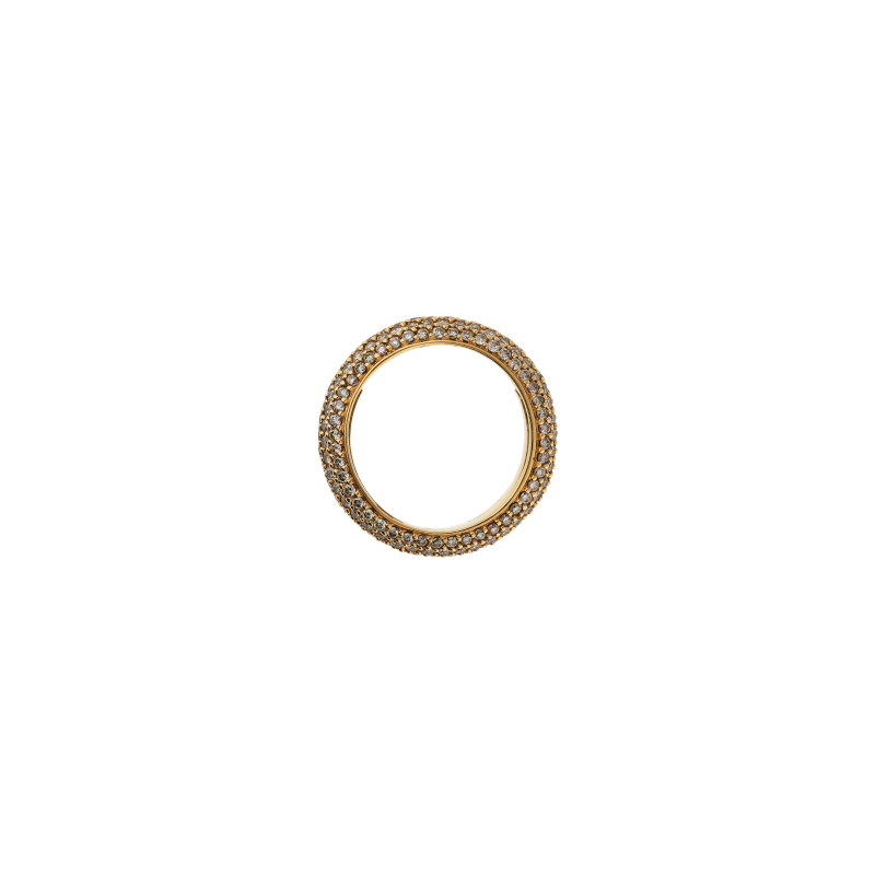 Bartorelli Italian Jewels | ANELLO FEDINA BOMBATA A GIRO INTERO CON DIAMANTI BROWN - VR08997DBP (3)