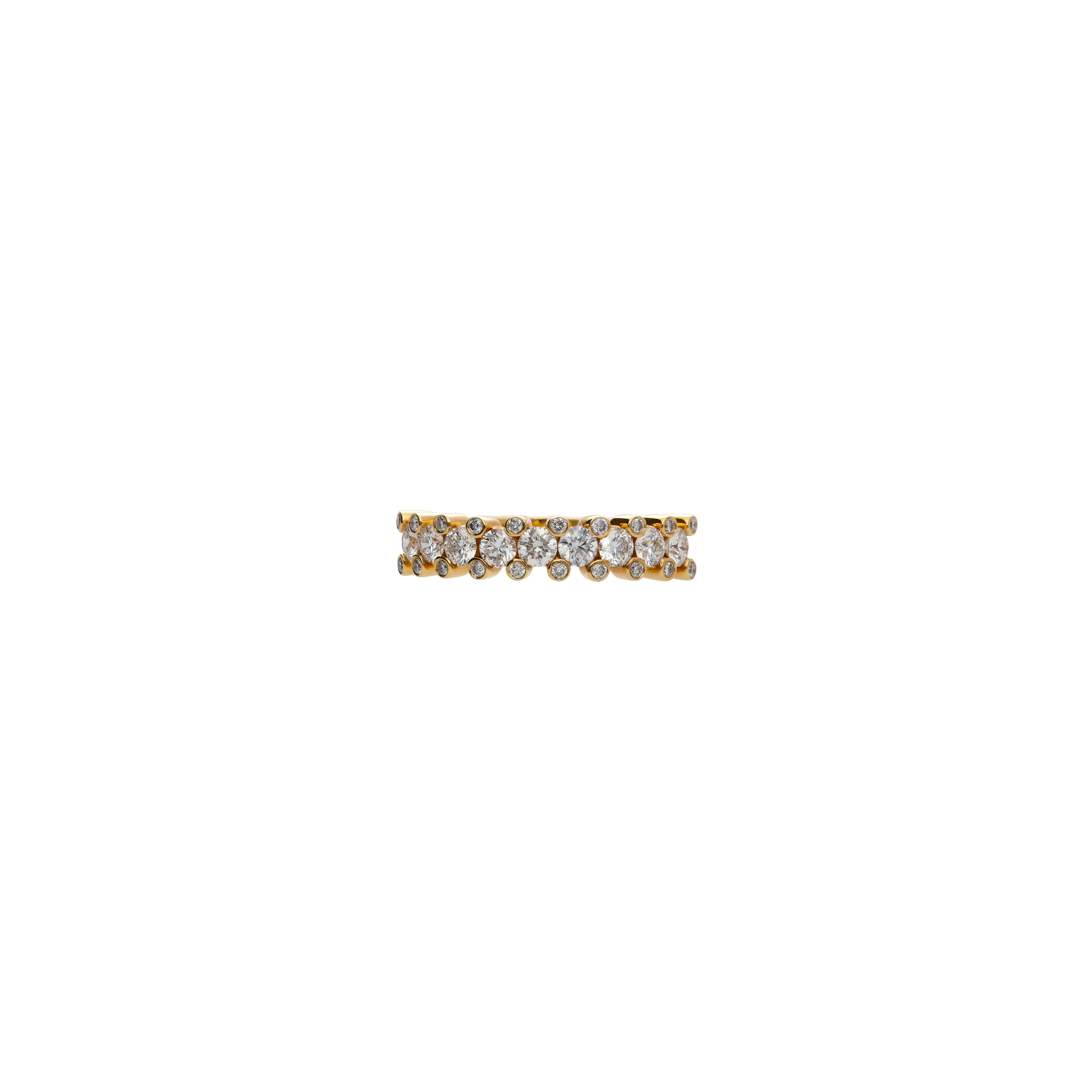 Bartorelli Italian Jewels | ANELLO RIVIERA IN ORO BIANCO CON DIAMANTI - VR06155DP (2)