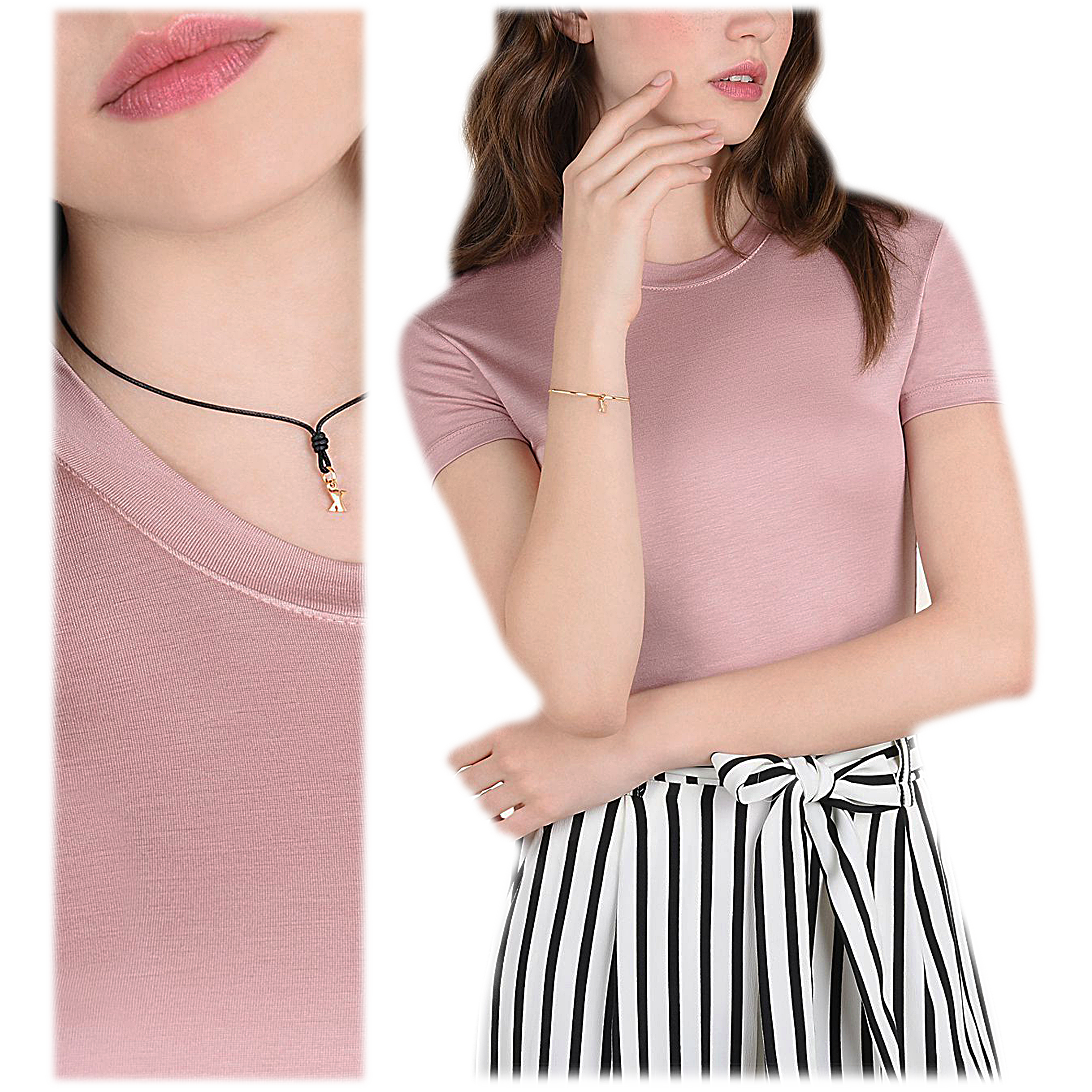 Dodo | DODO LETTERE - LETTERA X IN ORO ROSA MISURA PICCOLA - DLET9P/X - DLET9P/X (2)