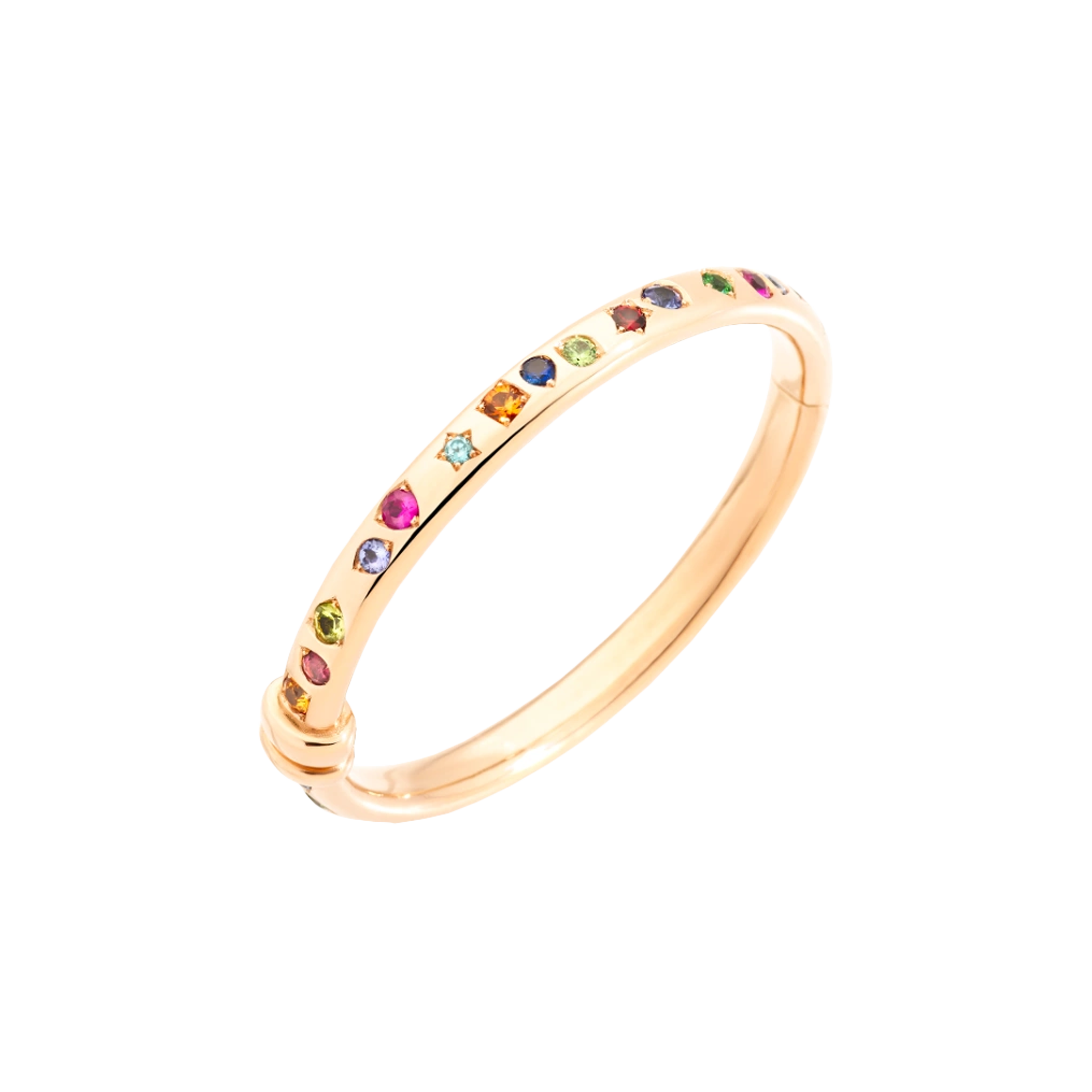 Pomellato | POMELLATO - BRACCIALE BANGLE ICONICA CON PIETRE COLORATE - B.C010/O7/VA/M - PBC1001O7000000VA (1)