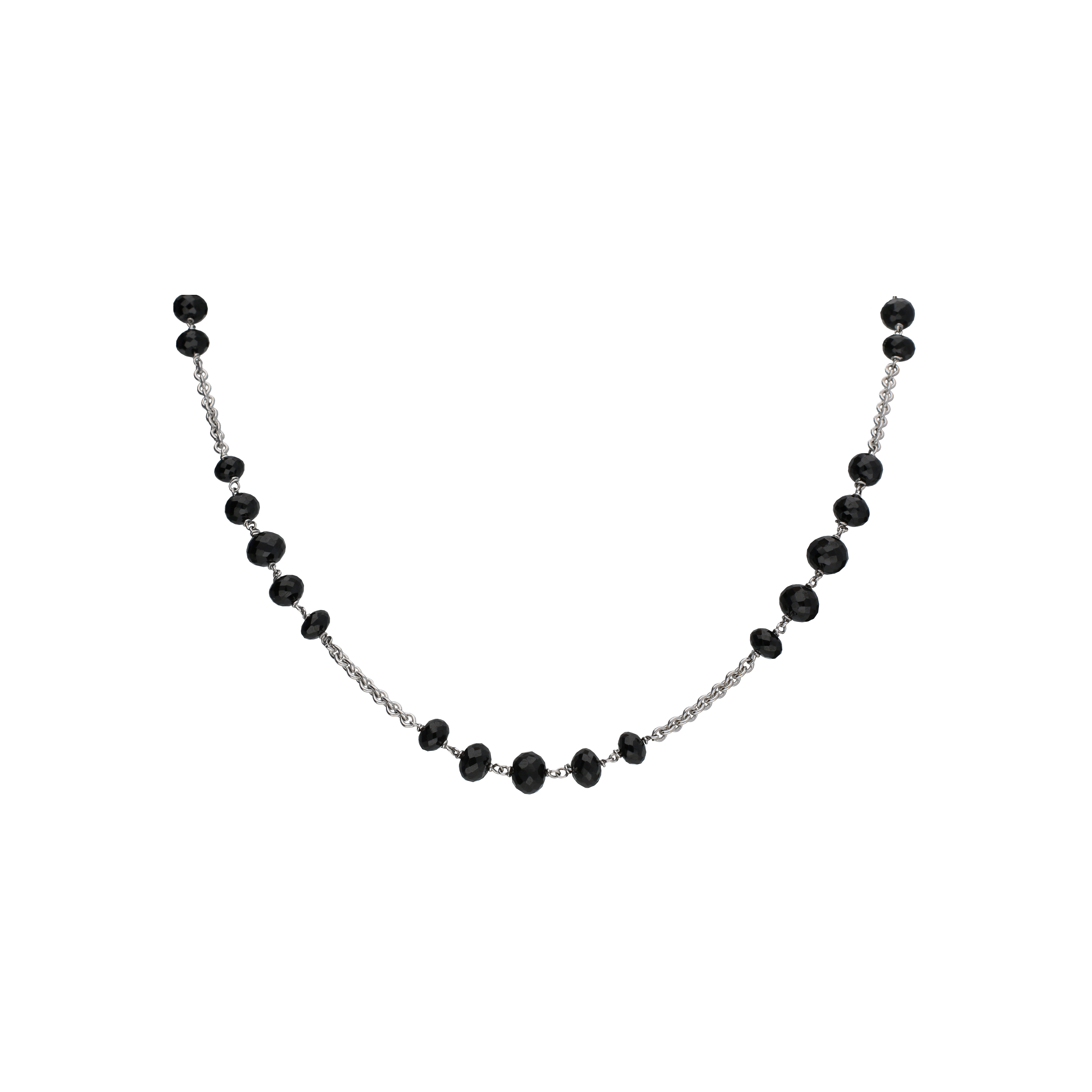 Bartorelli Italian Jewels | COLLANA IN ORO BIANCO E SPINELLO BRIOLE - BAC001 (1)