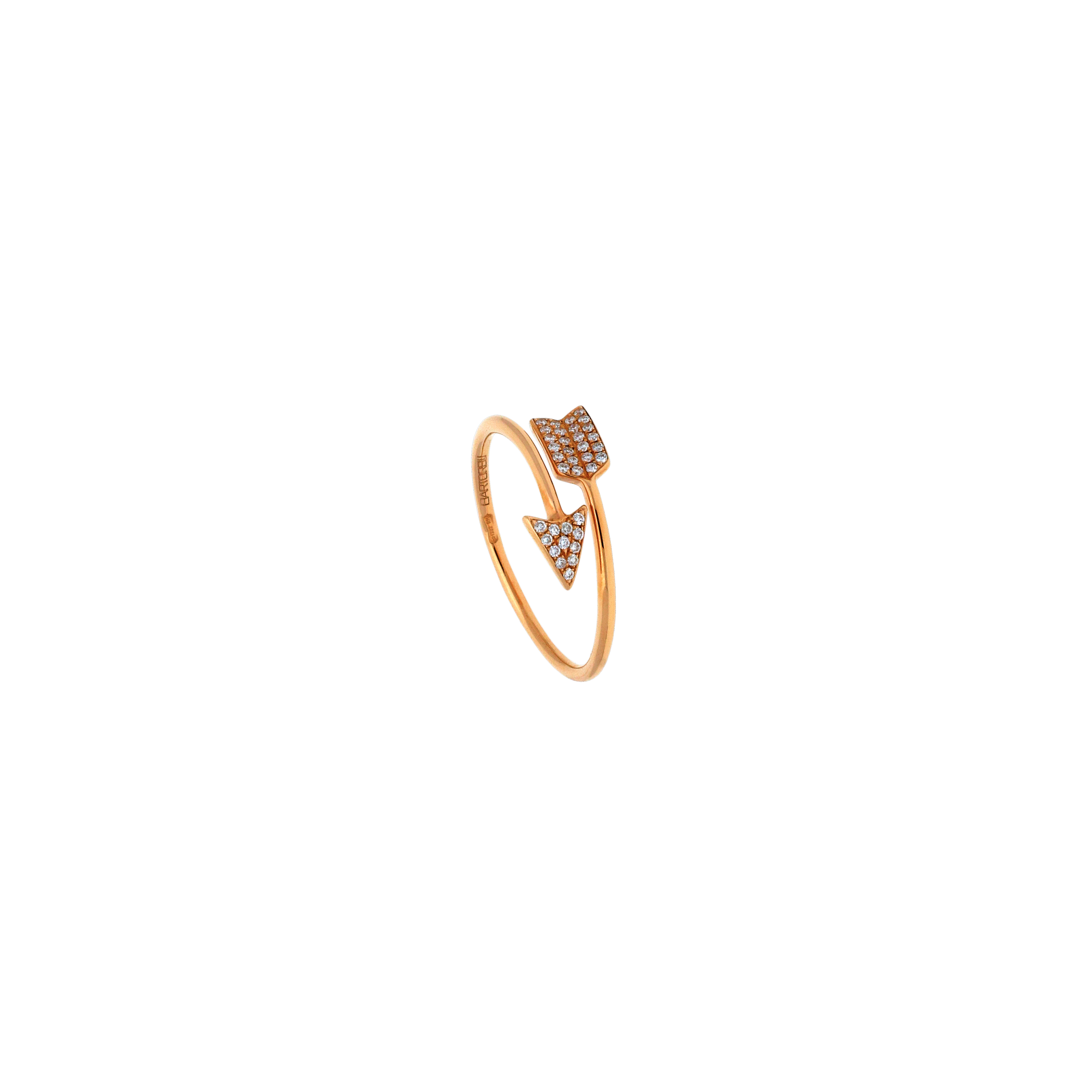 Bartorelli Italian Jewels | ANELLO FRECCIA ORO ROSA E DIAMANTI - VR24997DP (1)