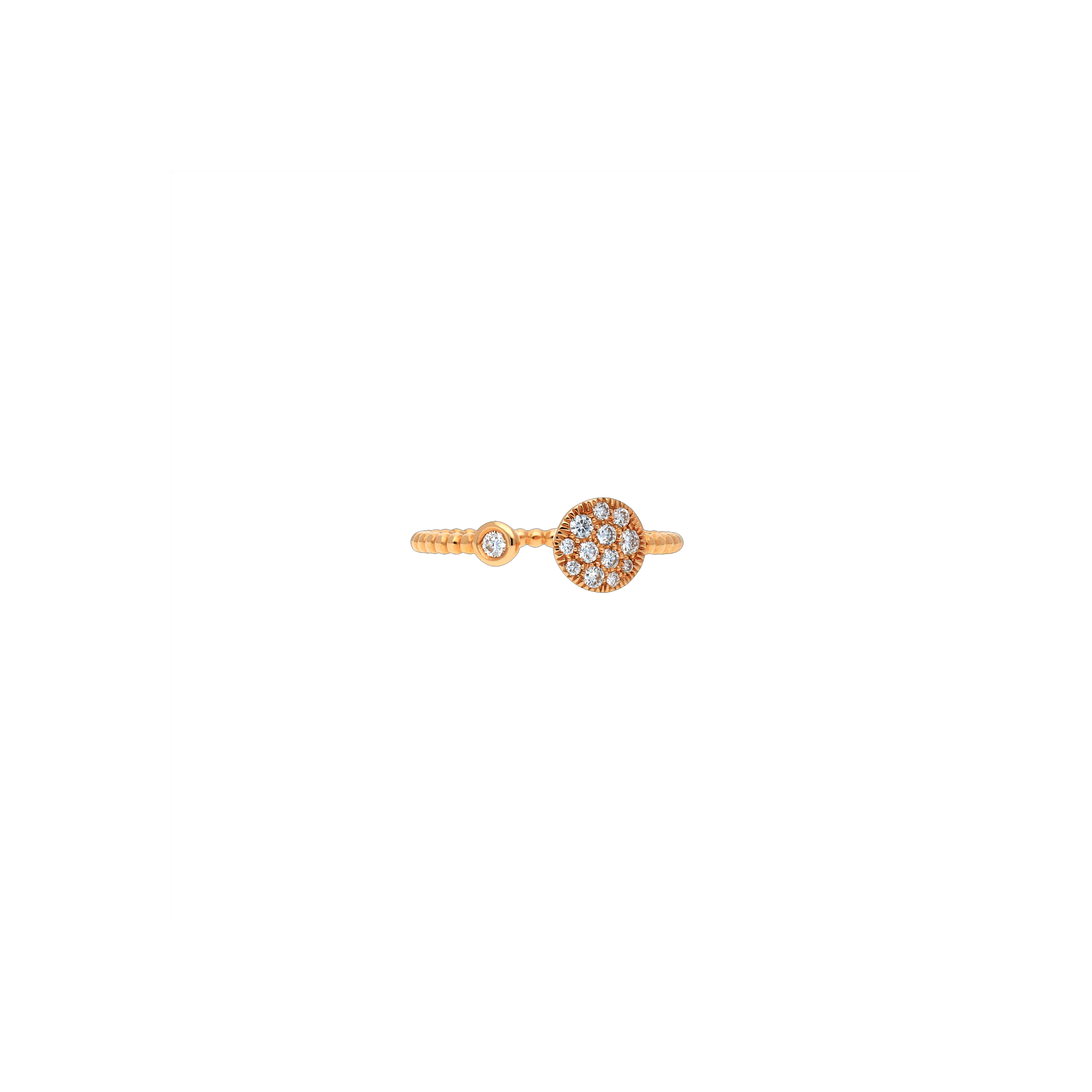 Bartorelli Italian Jewels | ANELLO IN ORO ROSA E DIAMANTI BIANCHI - VR25755DP (3)