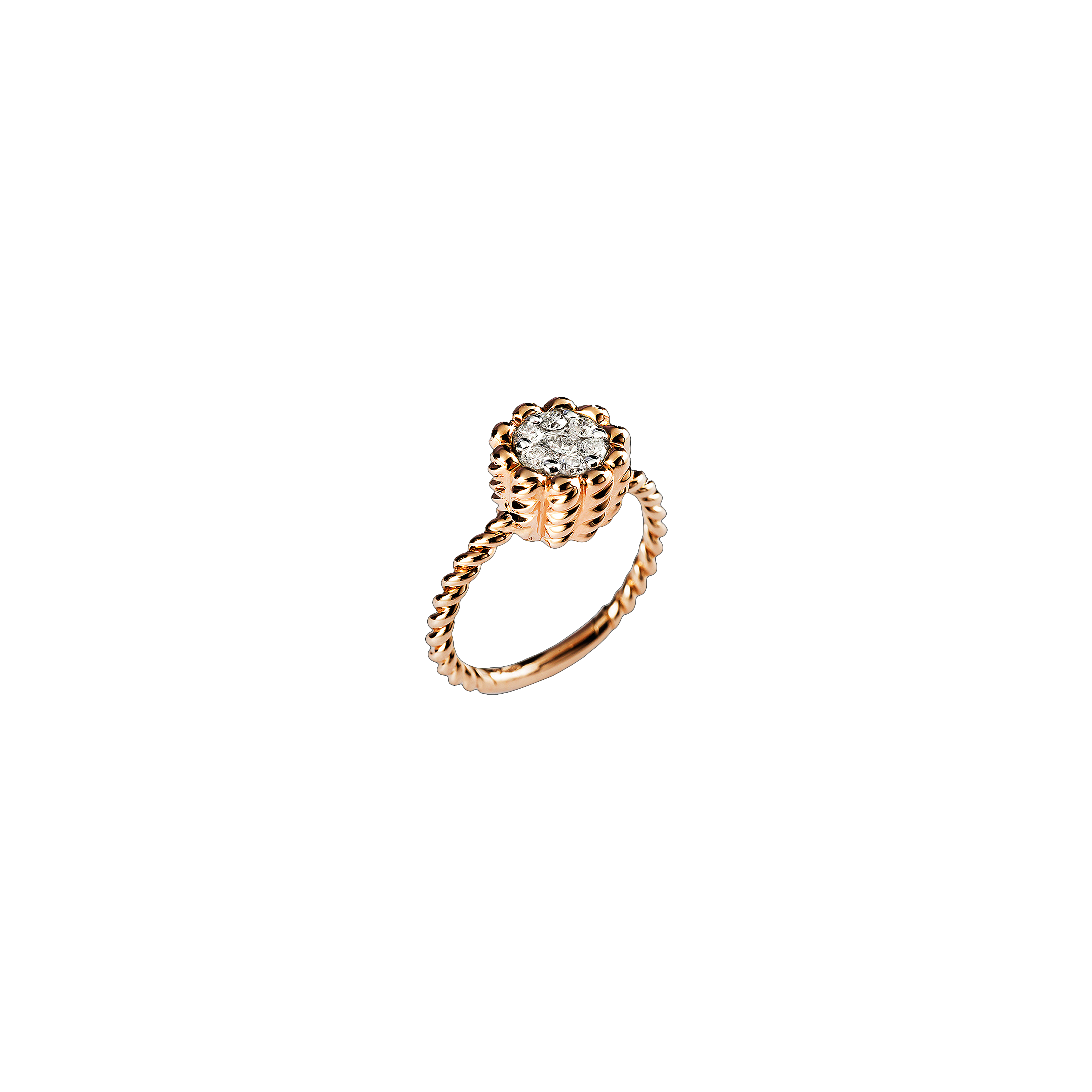 Bartorelli Italian Jewels | ANELLO IN ORO ROSA CON DIAMANTI - VR25544DX (1)