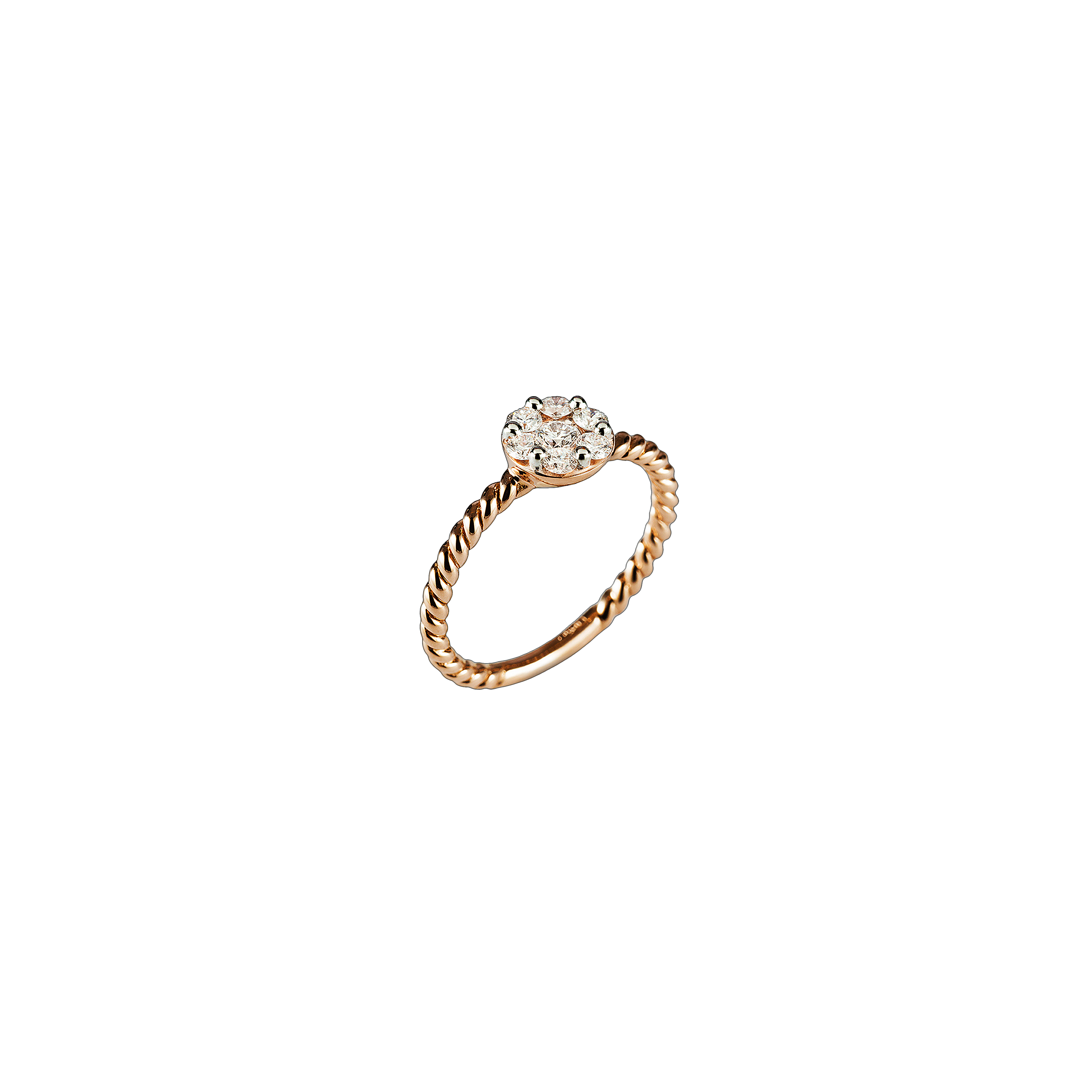 Bartorelli Italian Jewels | ANELLO IN ORO ROSA CON DIAMANTI - VR25572DP (1)