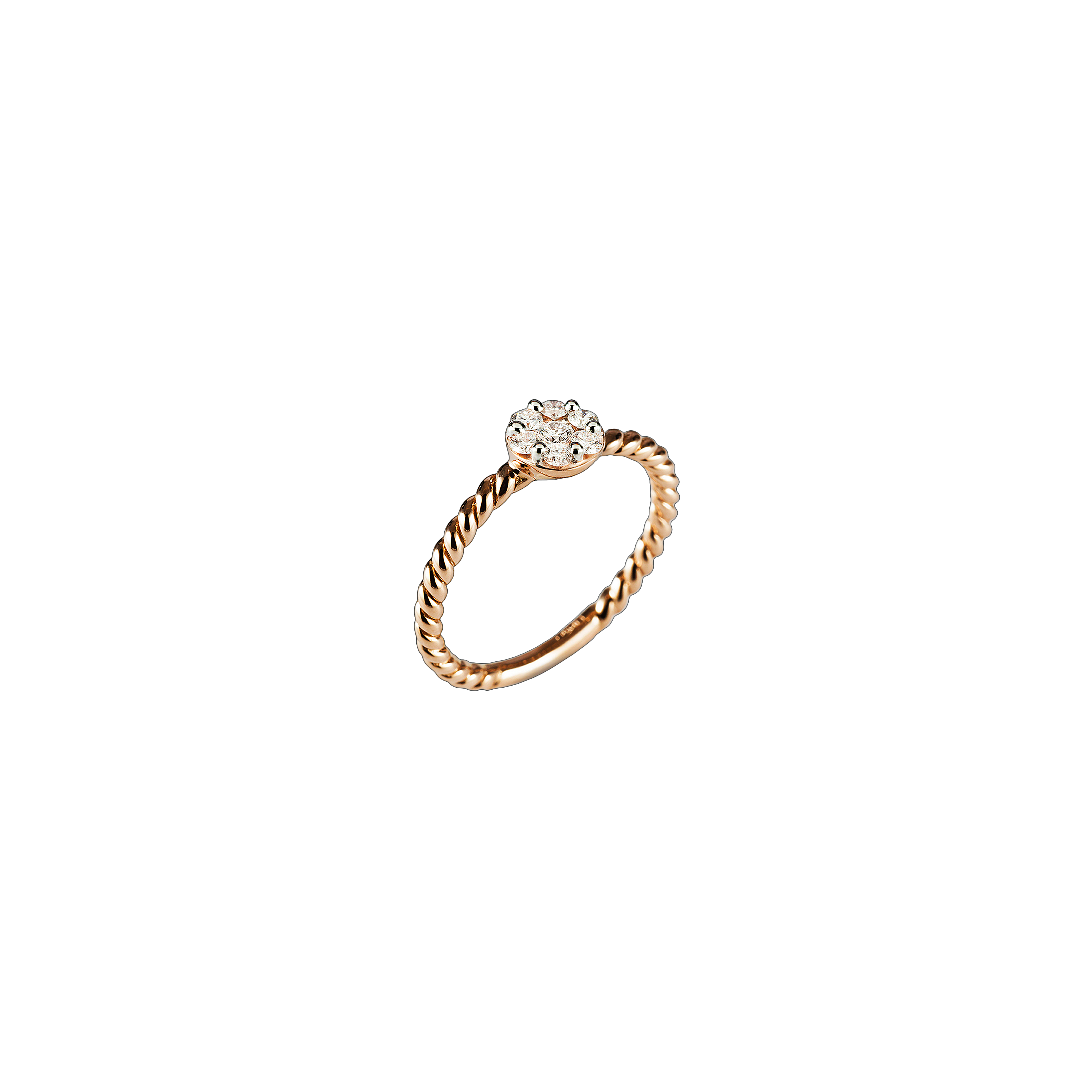 Bartorelli Italian Jewels | ANELLO IN ORO ROSA CON DIAMANTI - VR25573DP (1)