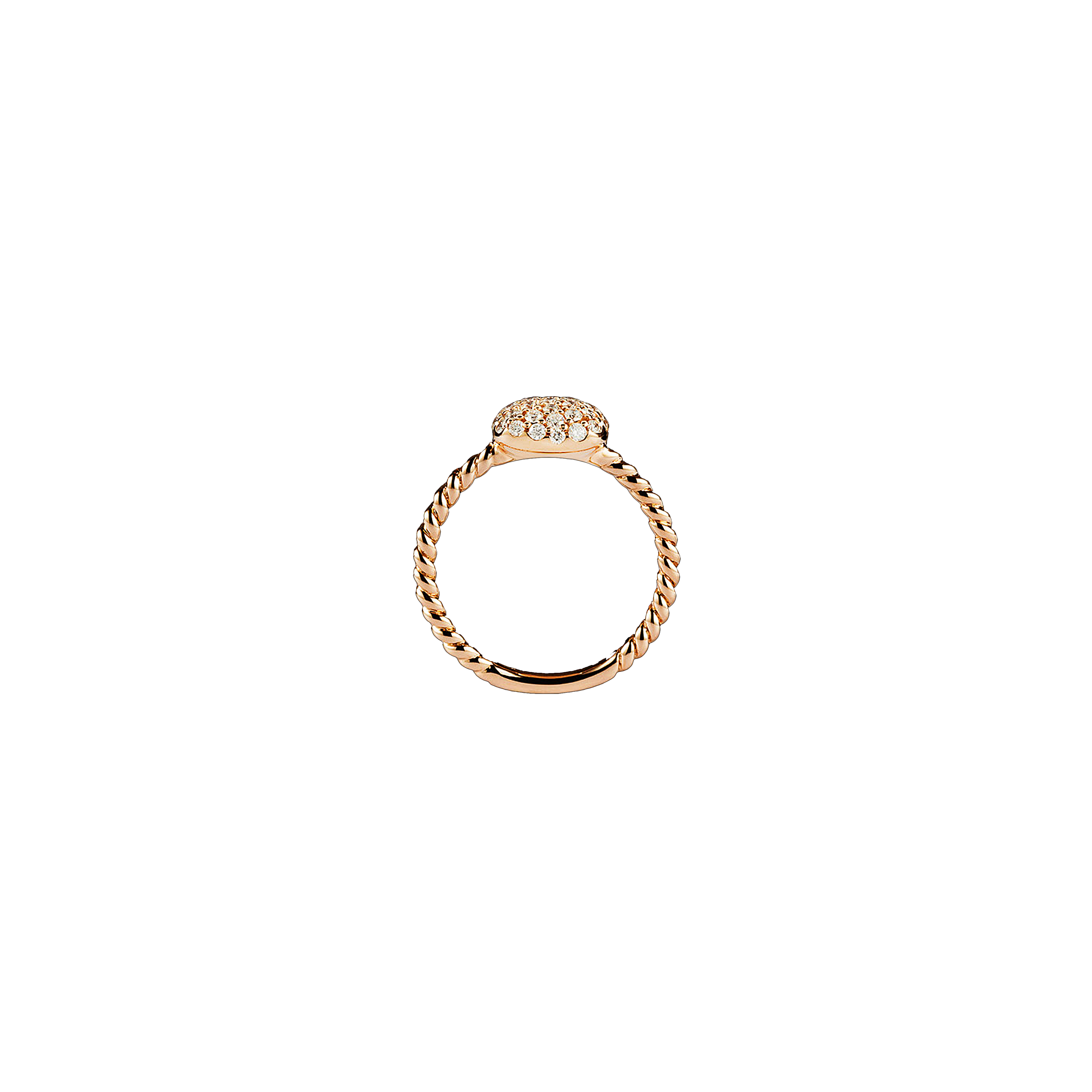 Bartorelli Italian Jewels | ANELLO IN ORO ROSA CON DIAMANTI - VR25534DP (2)