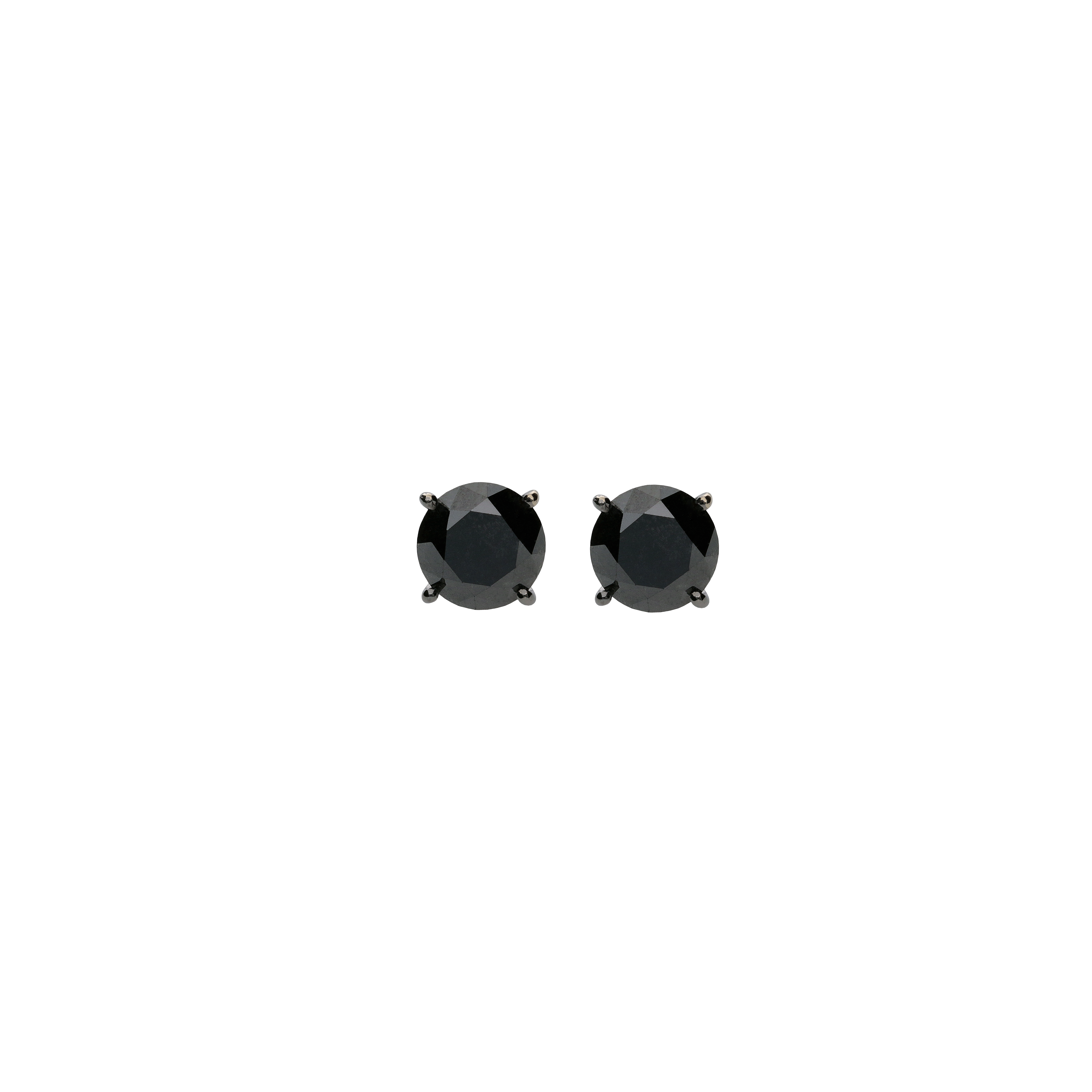 Bartorelli Italian Jewels | ORECCHINI SOLITARIO DIAMANTE BLACK IN ORO NERO - BA0R43 (1)