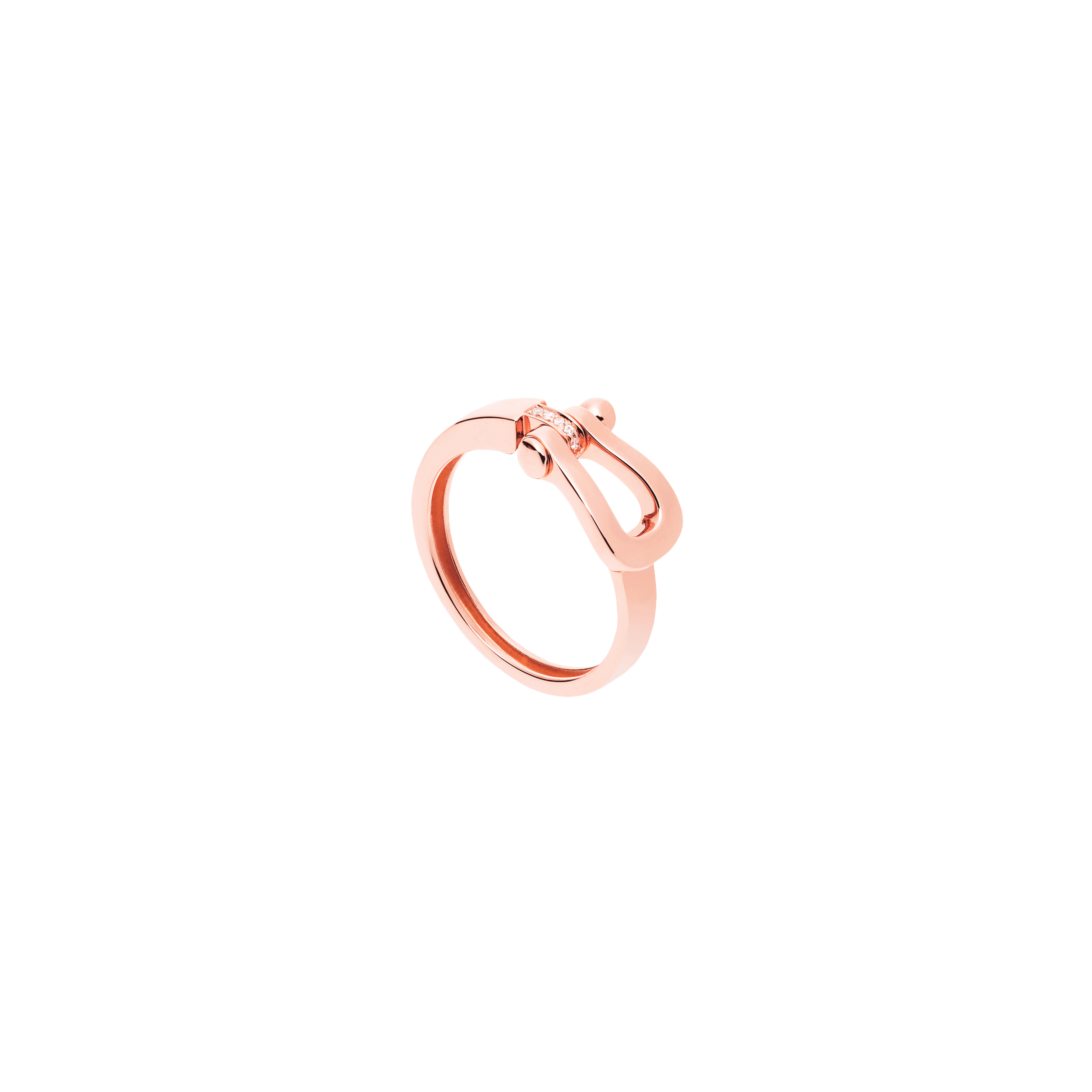 Fred | ANELLO FORCE 10 MODELLO MEDIO IN ORO ROSA E DIAMANTI - 4B0382 - 4B0382 (1)