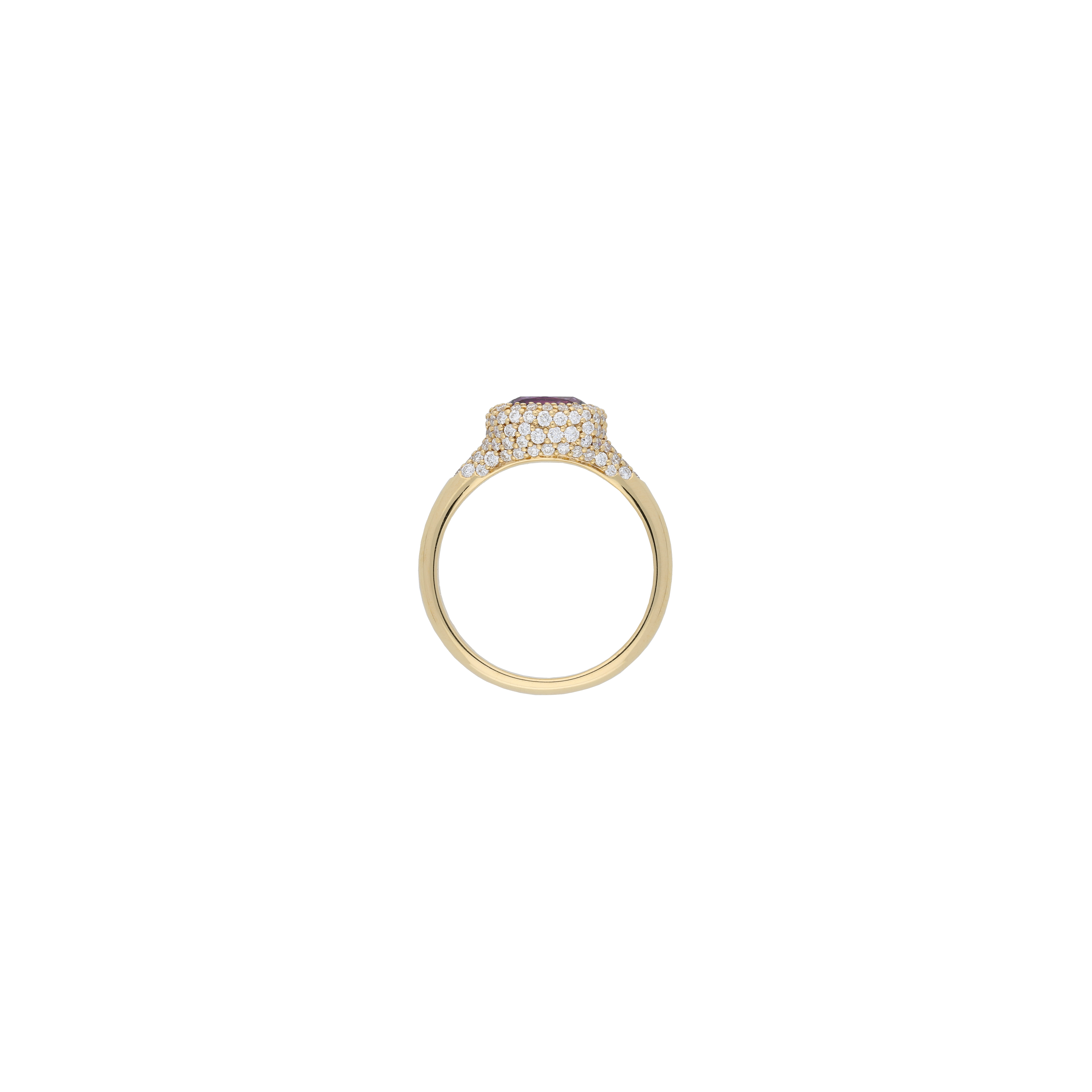 Bartorelli Italian Jewels | ANELLO IN ORO ROSA CON AMETISTA E DIAMANTI - VR27019DAMNP (3)