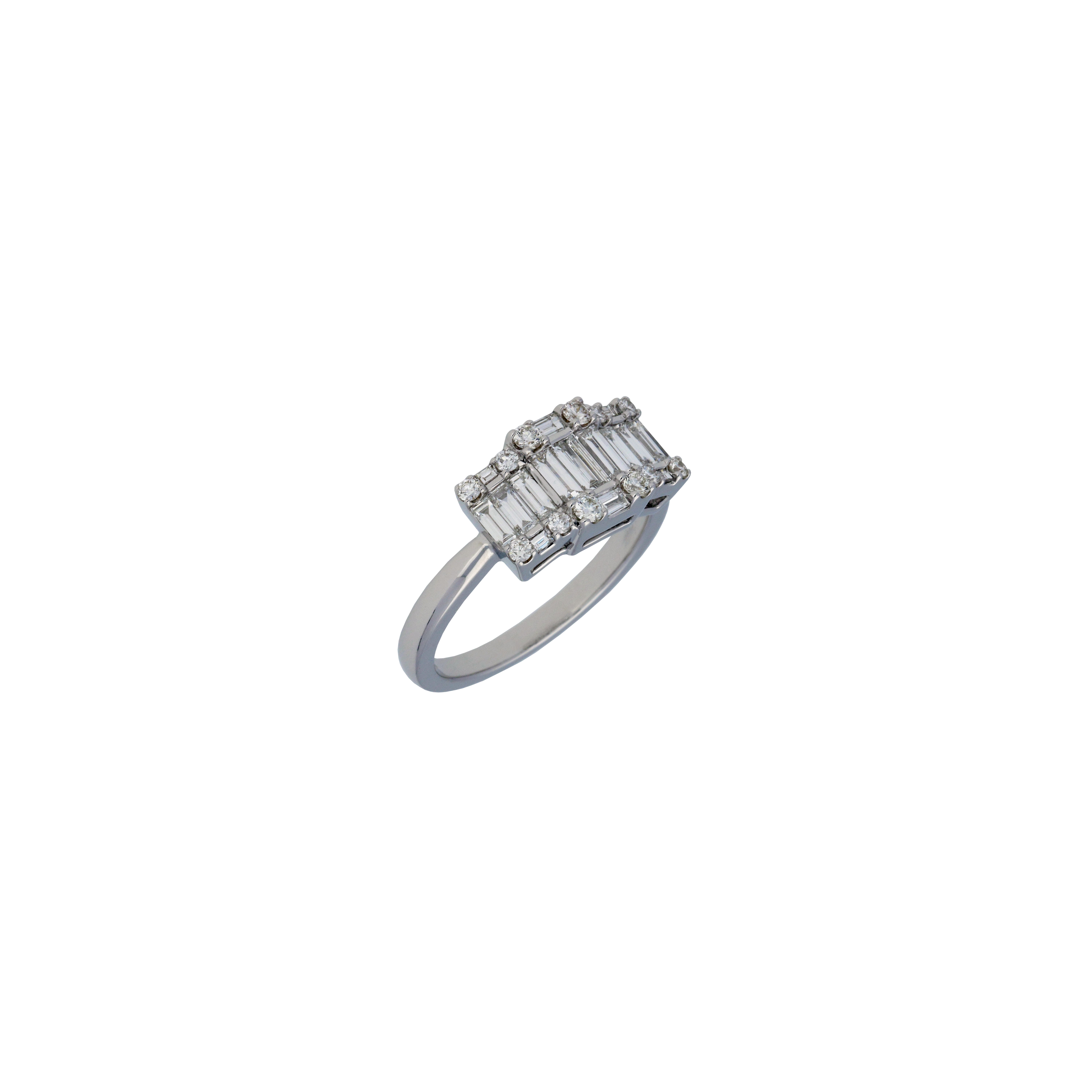Bartorelli Italian Jewels | ANELLO IN ORO BIANCO E DIAMANTI BIANCHI - VR27376DW (1)