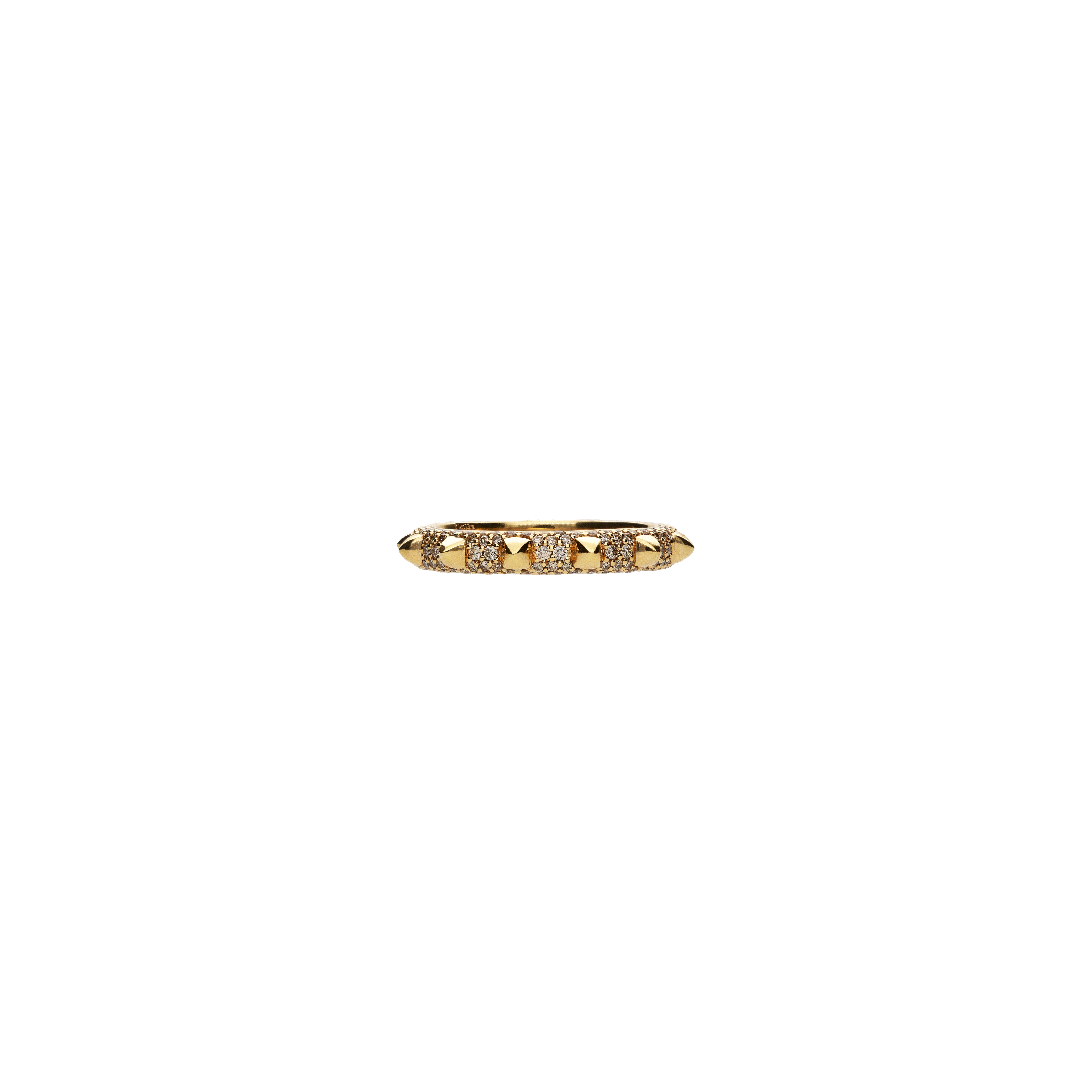 Bartorelli Italian Jewels | ANELLO IN ORO ROSA PAVE' DIAMANTI BROWN - VR27579DBP (2)