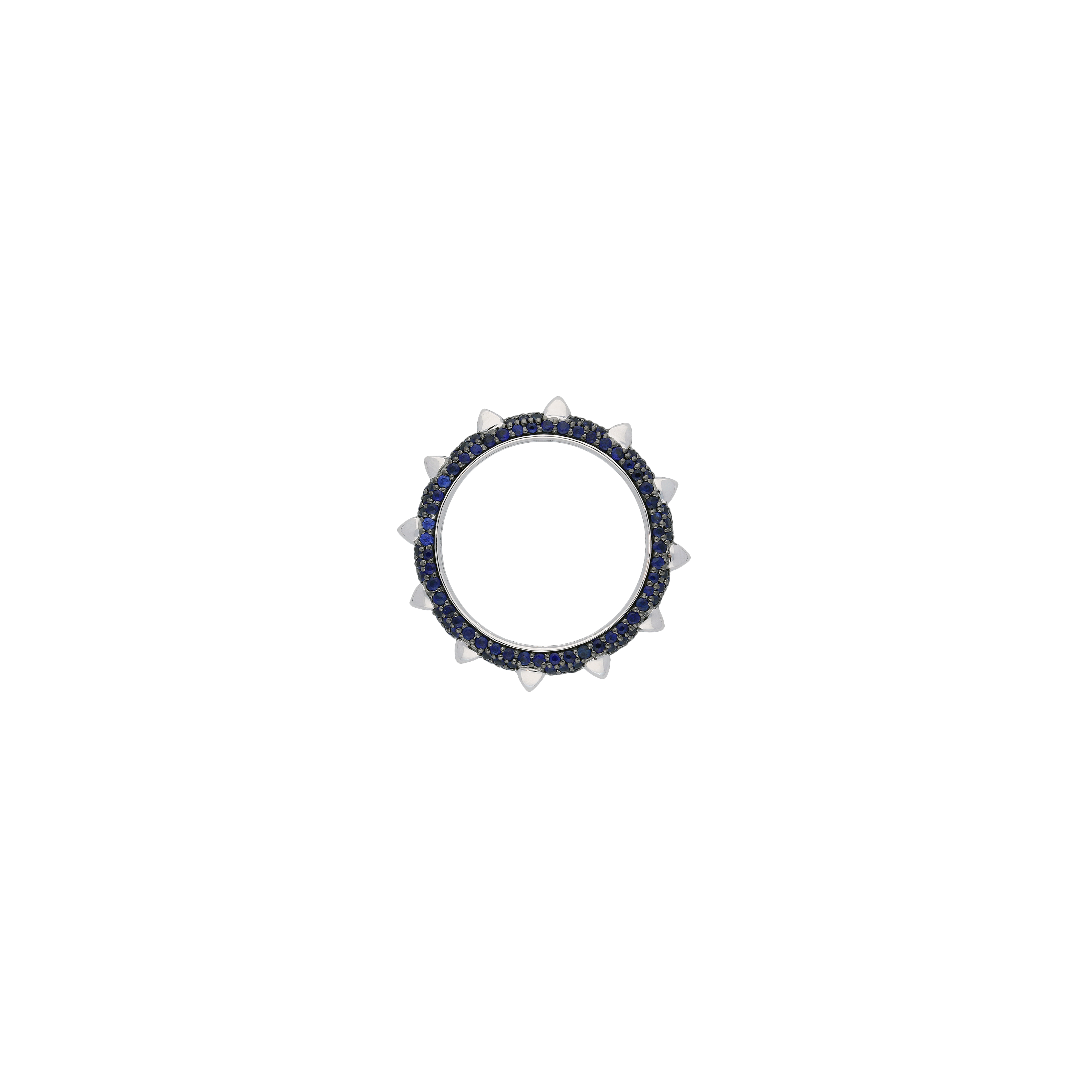 Bartorelli Italian Jewels | ANELLO IN ORO BIANCO PAVE' DI ZAFFIRI BLU - VR27579SBW (3)