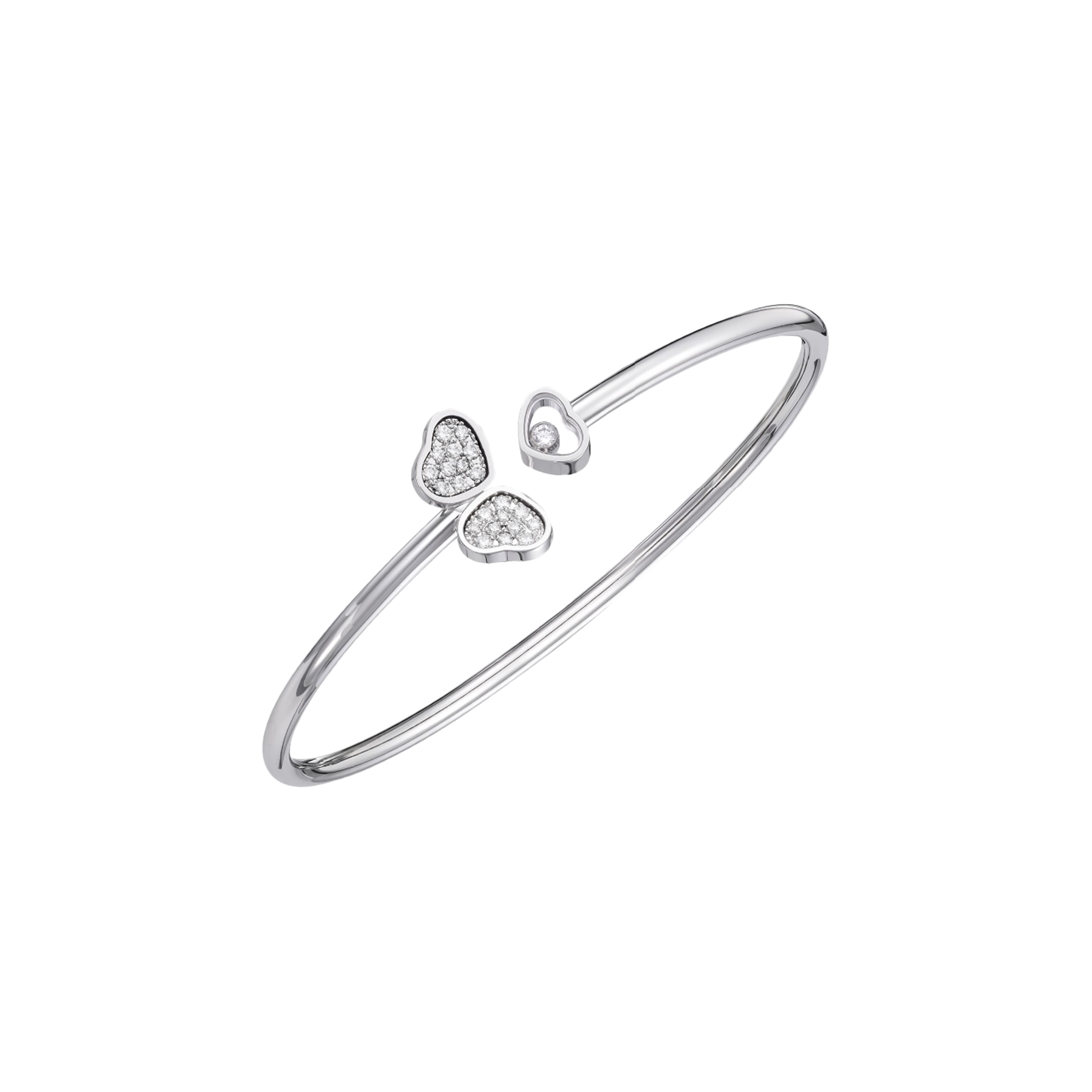 Chopard | CHOPARD - BRACCIALE HAPPY HEARTS WINGS IN ORO BIANCO E DIAMANTI - 85A083-1902 - 85A083 (1)