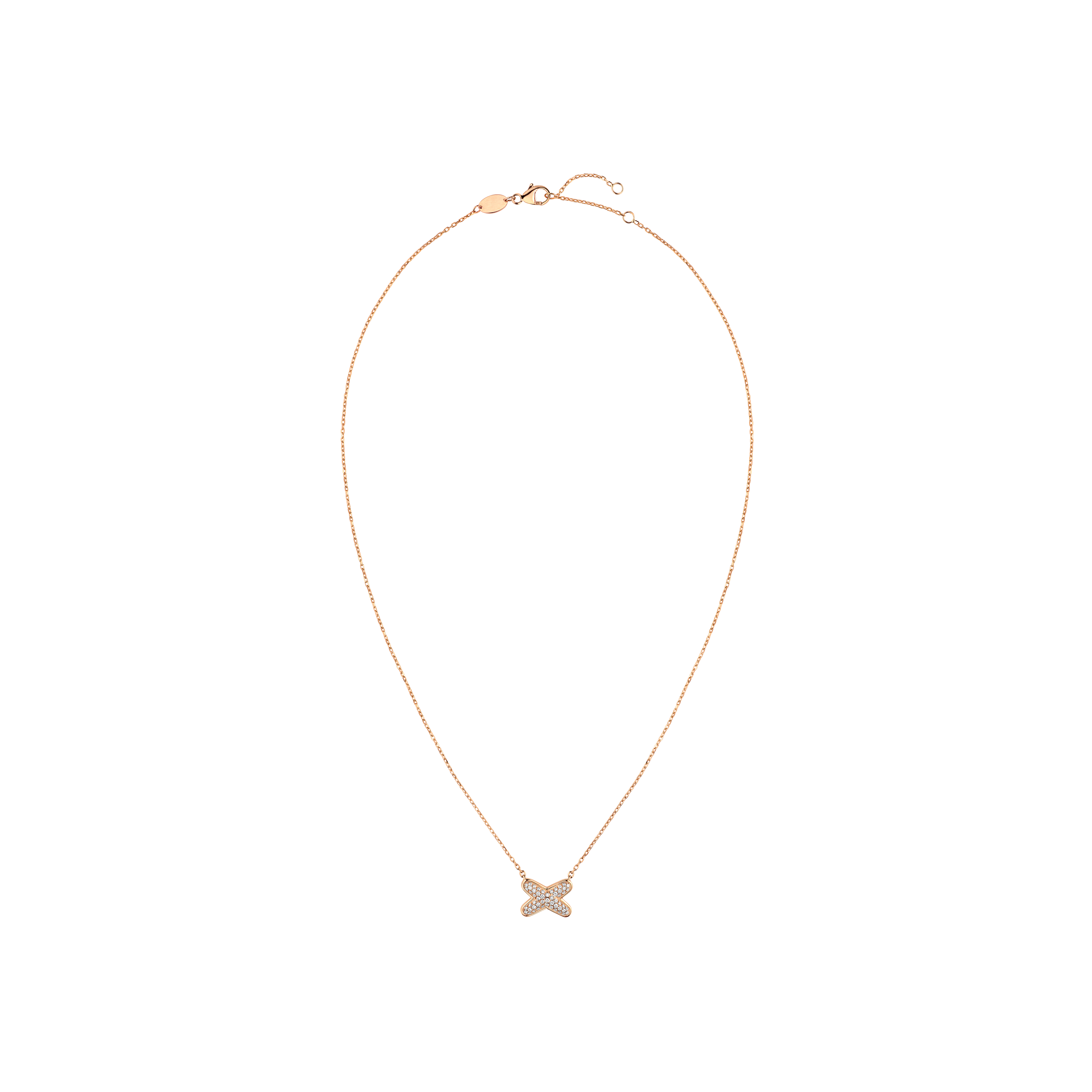 Chaumet | CHAUMET - COLLANA JEUX DE LIENS IN ORO ROSA E DIAMANTI - 083221 - 083221 (1)