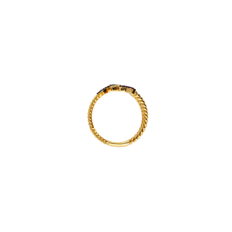 Bartorelli Italian Jewels | ANELLO STELLE IN ORO ROSA CON DIAMANTI E RUBINI - VR27714RUDP (3)