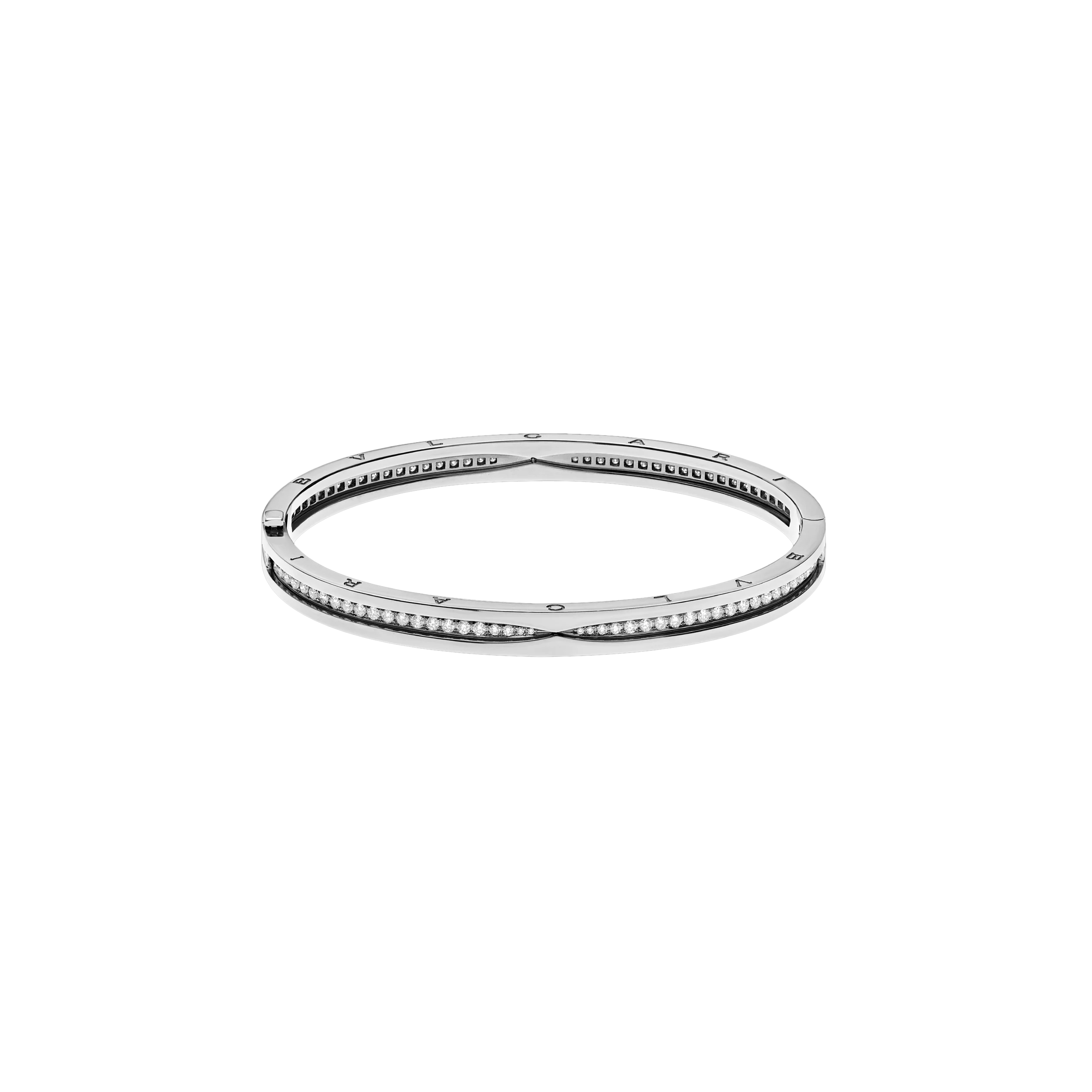 Bulgari | BRACCIALE B.ZERO1 IN ORO BIANCO  CON PAV&Egrave; DI DIAMANTI - BR859000 (2)