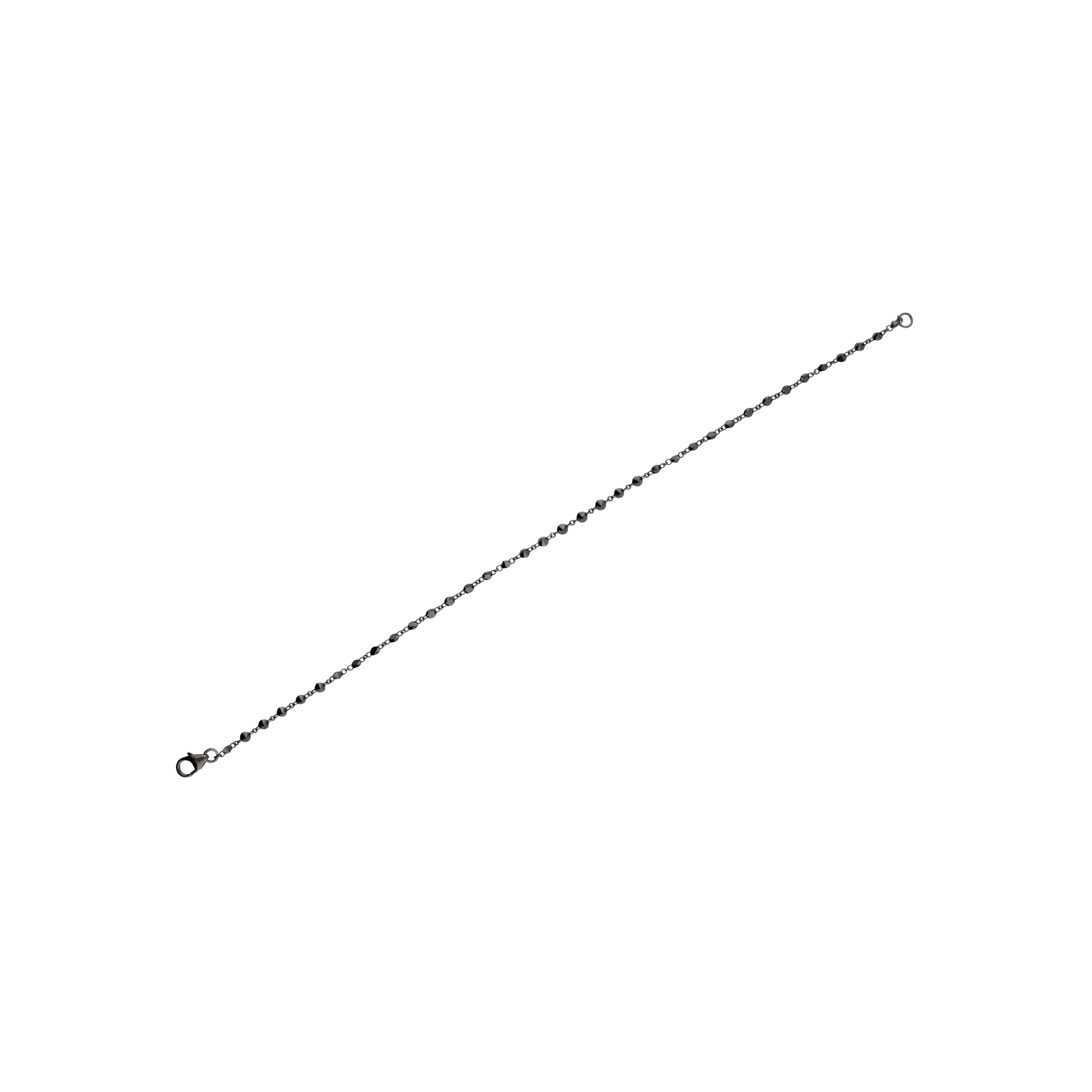 Bartorelli Italian Jewels | BRACCIALE TENNIS IN ORO NERO E DIAMANTI NERI - BR001 NERI (1)