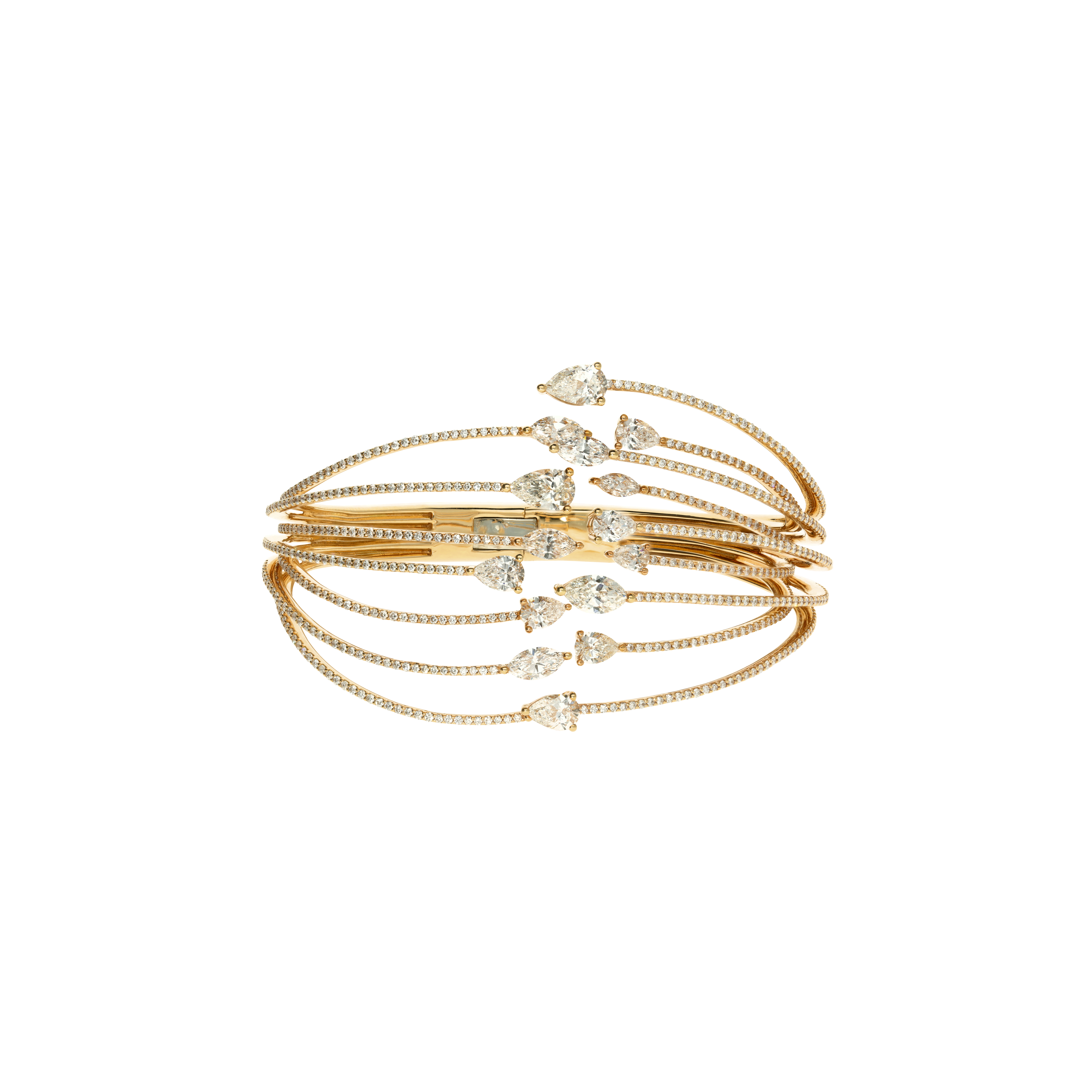 Bartorelli Italian Jewels | BRACCIALE IN ORO ROSAE DIAMANTI BIANCHI - VB28300DP (1)