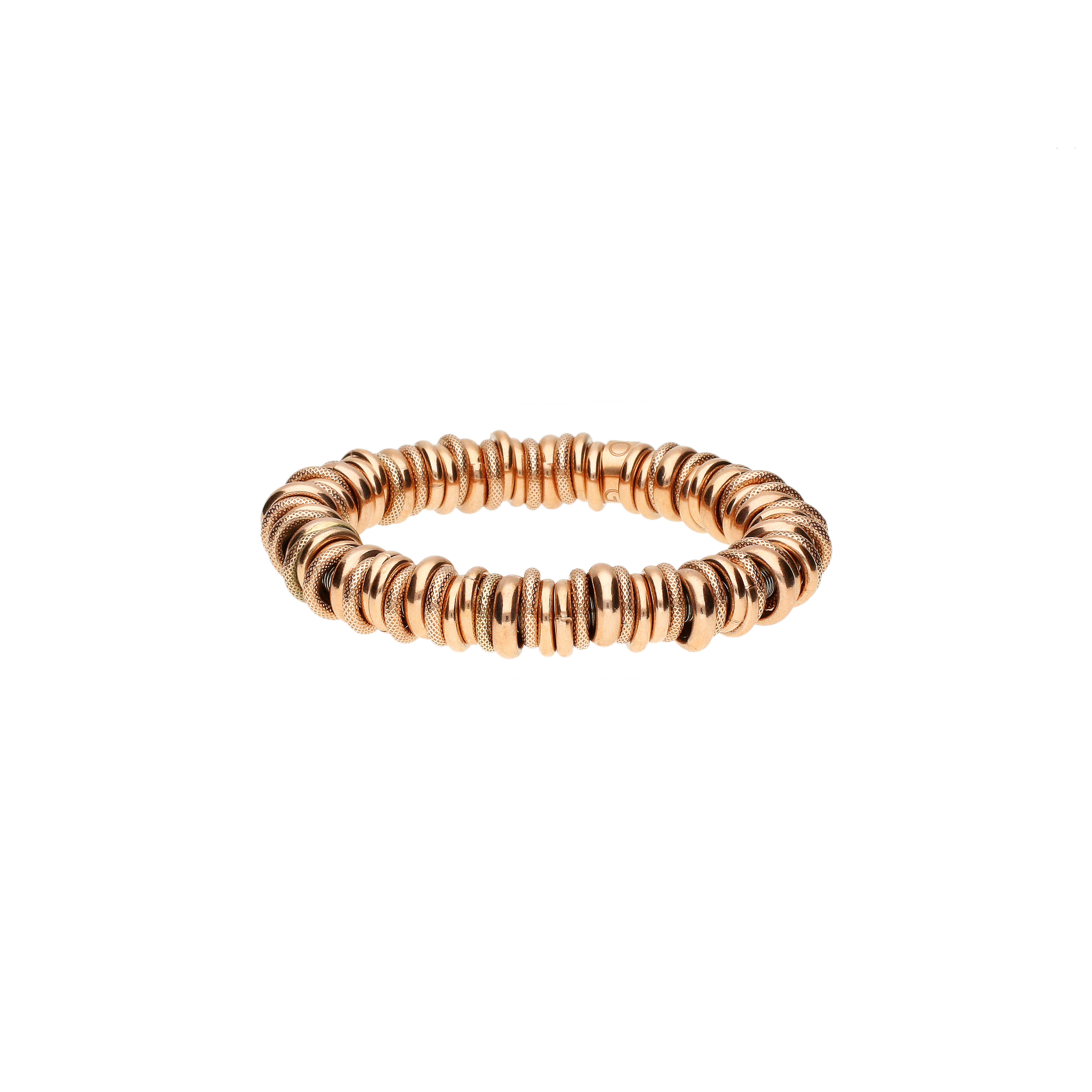 Bartorelli Italian Jewels | Bracciale molla in argento placcato ros&Egrave; - BRA2451-1 (1)
