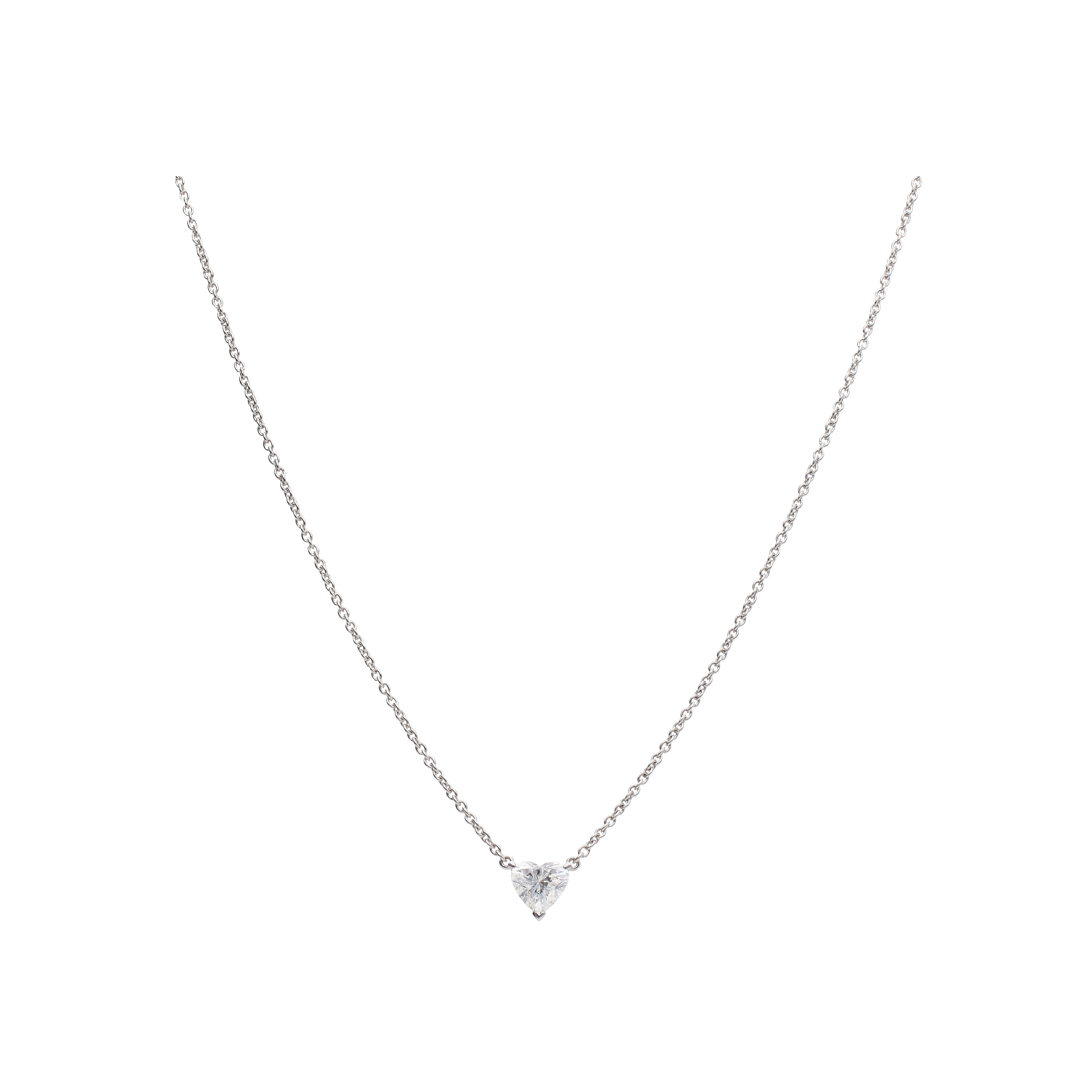 Bartorelli Italian Jewels | GIROCOLLO PUNTO LUCE IN ORO BIANCO E DIAMANTE BIANCO ORECERTIFICATO GIA - 326-CD21 (1)