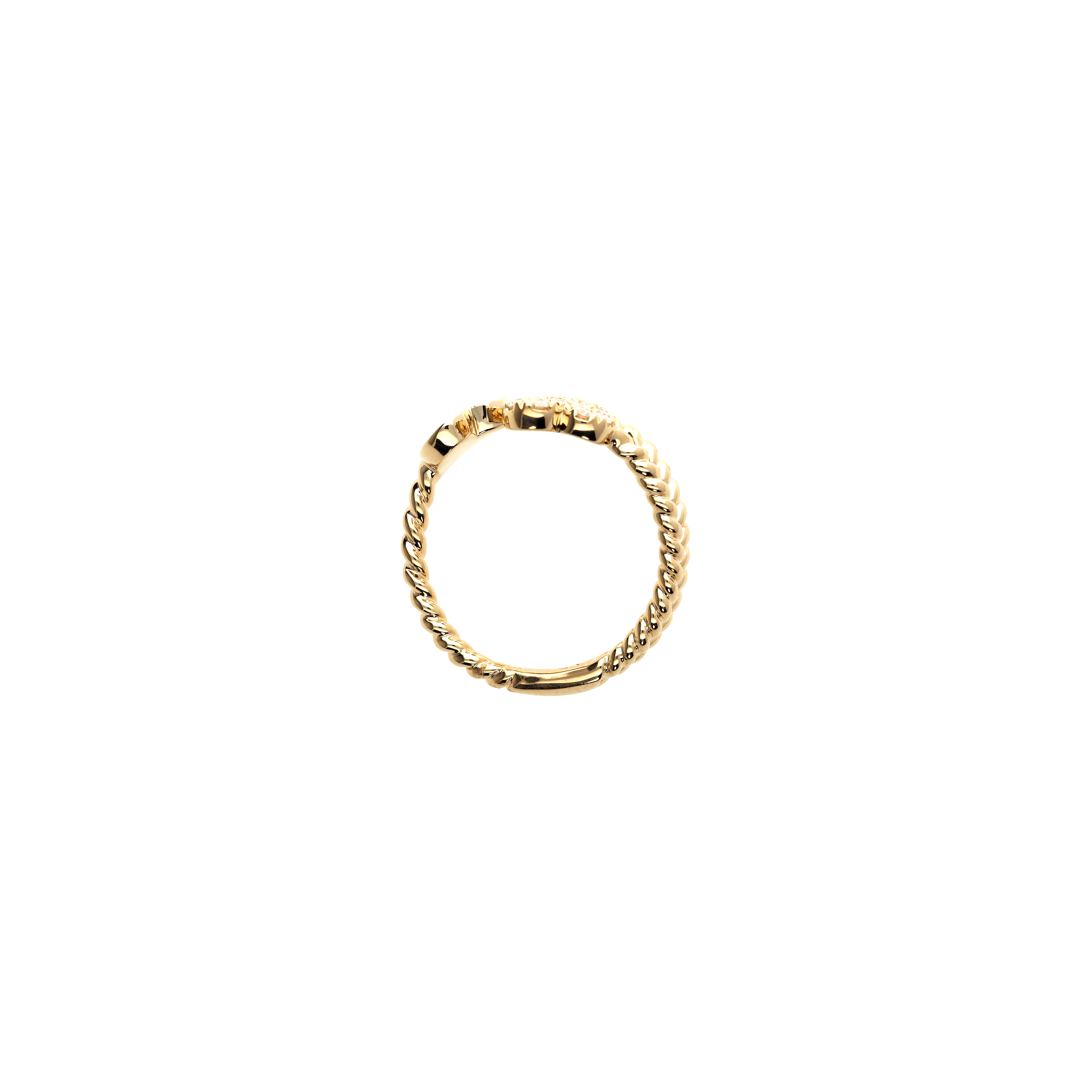 Bartorelli Italian Jewels | ANELLO CUORI IN ORO ROSA E DIAMANTI BIANCHI - VR26613DP (3)