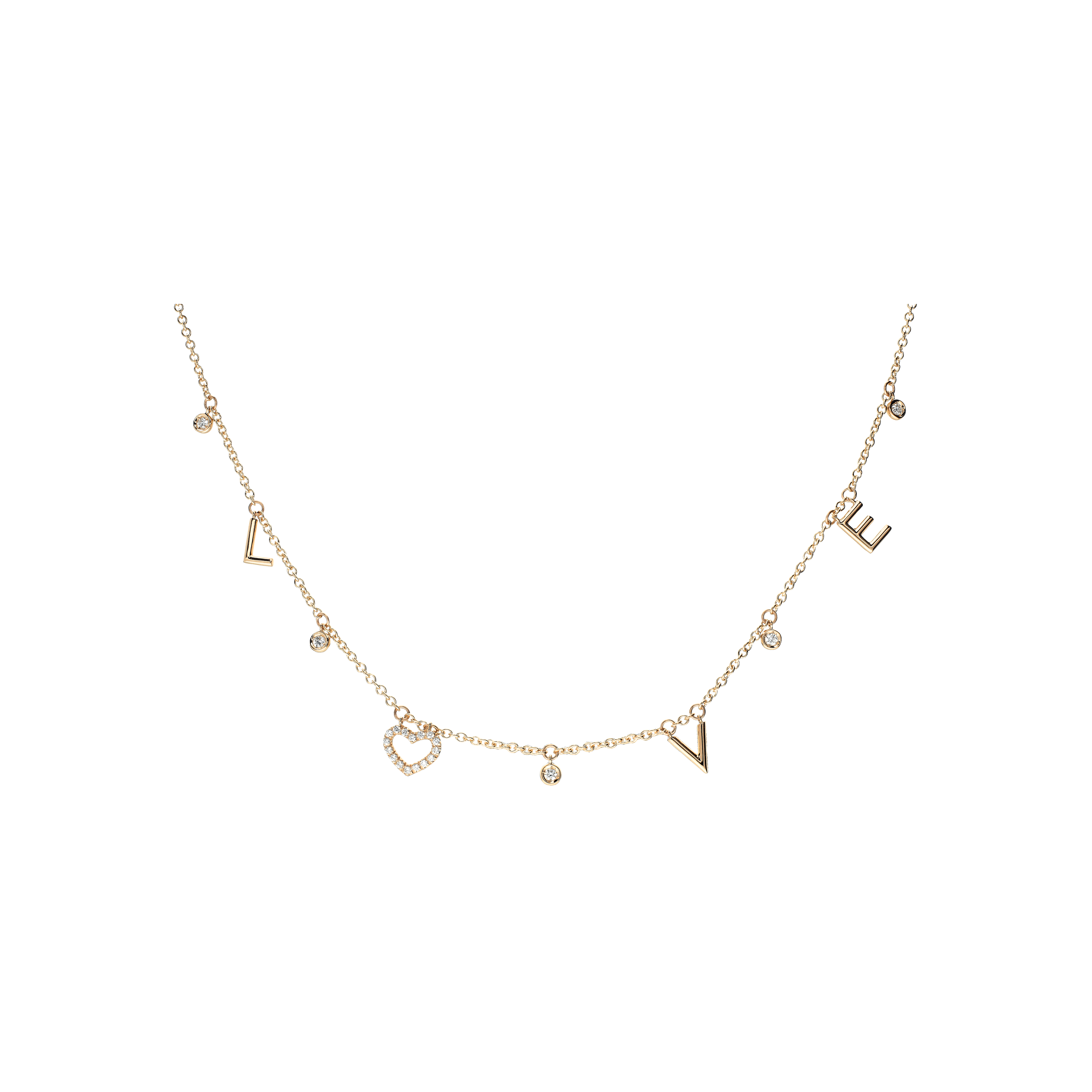 Bartorelli Italian Jewels | COLLANA GIROCOLLO IN ORO ROSA CON SCRITTA 