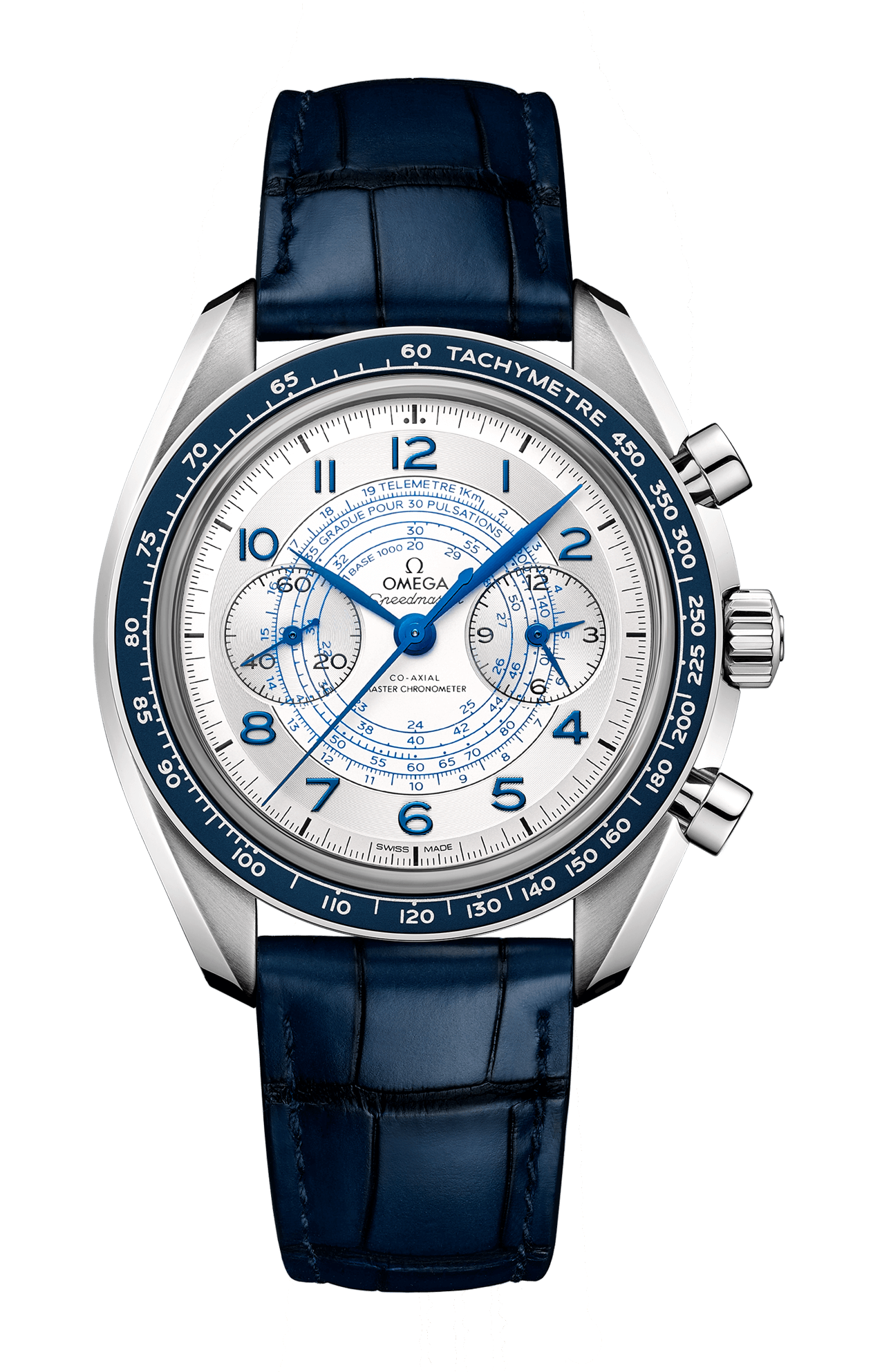 Omega | SPEEDMASTER CHRONOSCOPE 43 MM, ACCIAIO SU PELLE - 329.33.43.51.02.001 (1)