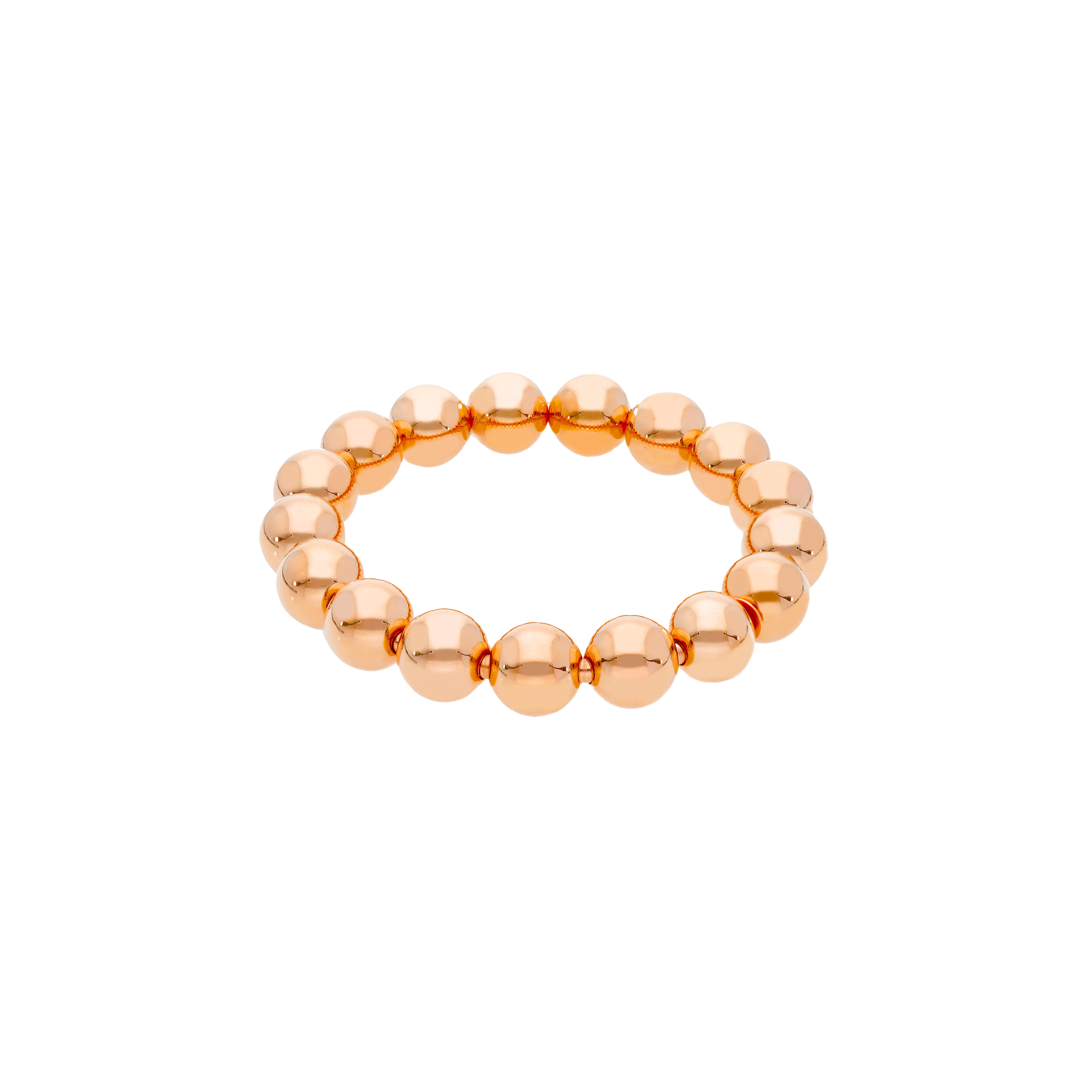 Bartorelli Italian Jewels | BRACCIALE BOULES IN ORO ROSA - 174025 (1)