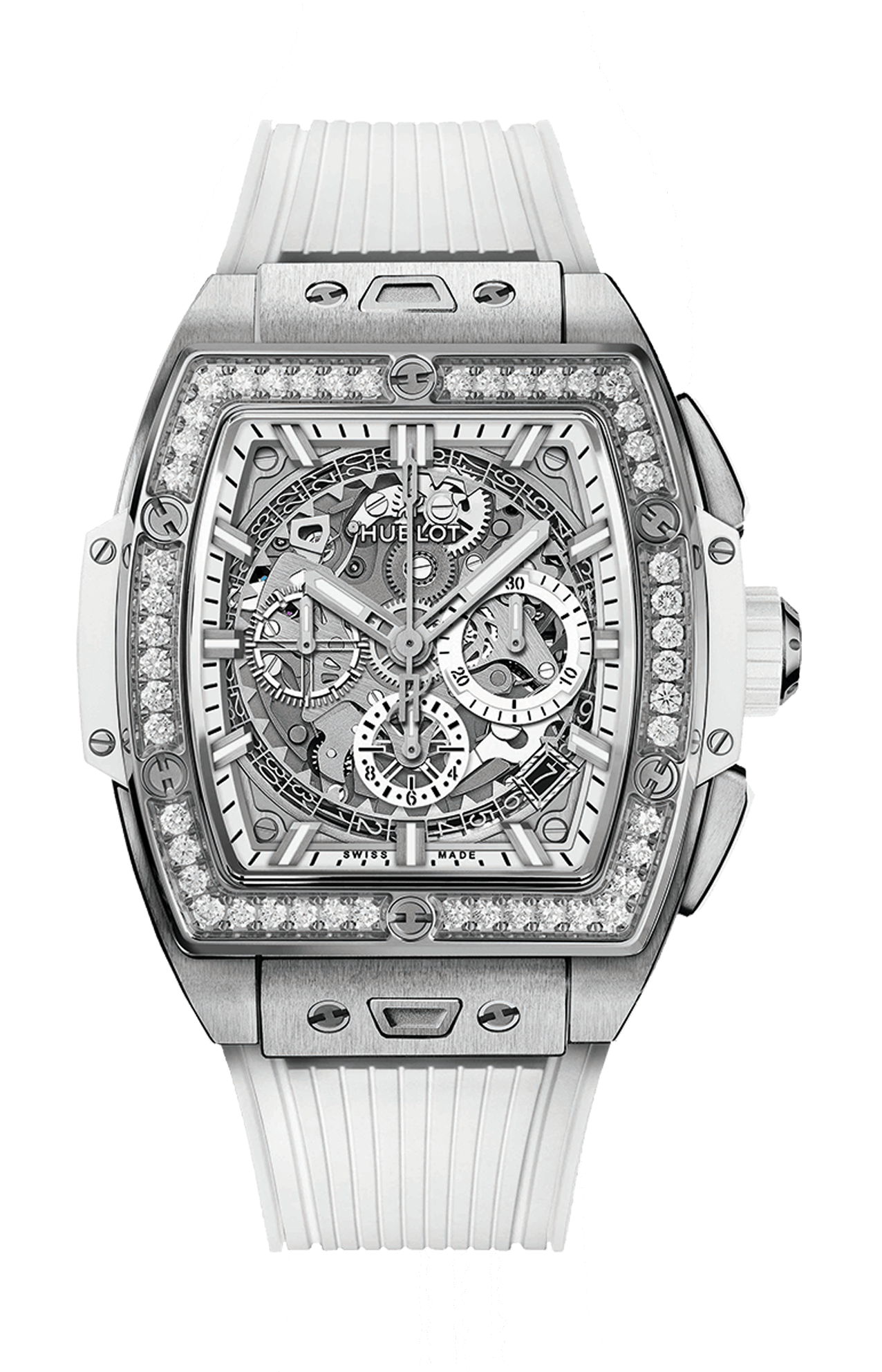 Hublot | SPIRIT OF BIG BANG TITANIUM WHITE DIAMONDS 42 MM - 642.NE.2010.RW.1204 (1)