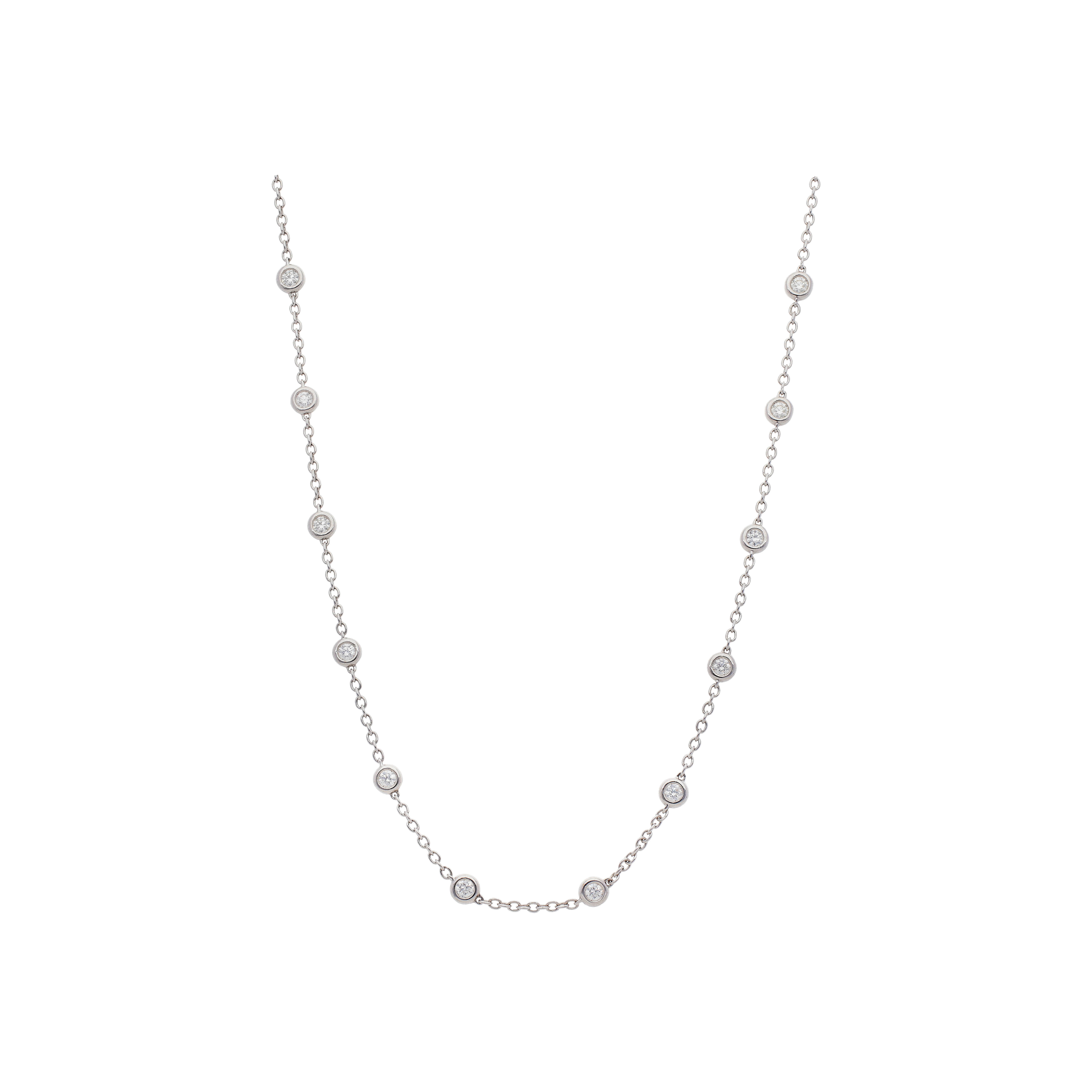 Bartorelli Italian Jewels | CATENA IN ORO BIANCO E DIAMANTI - 212-L195 (1)