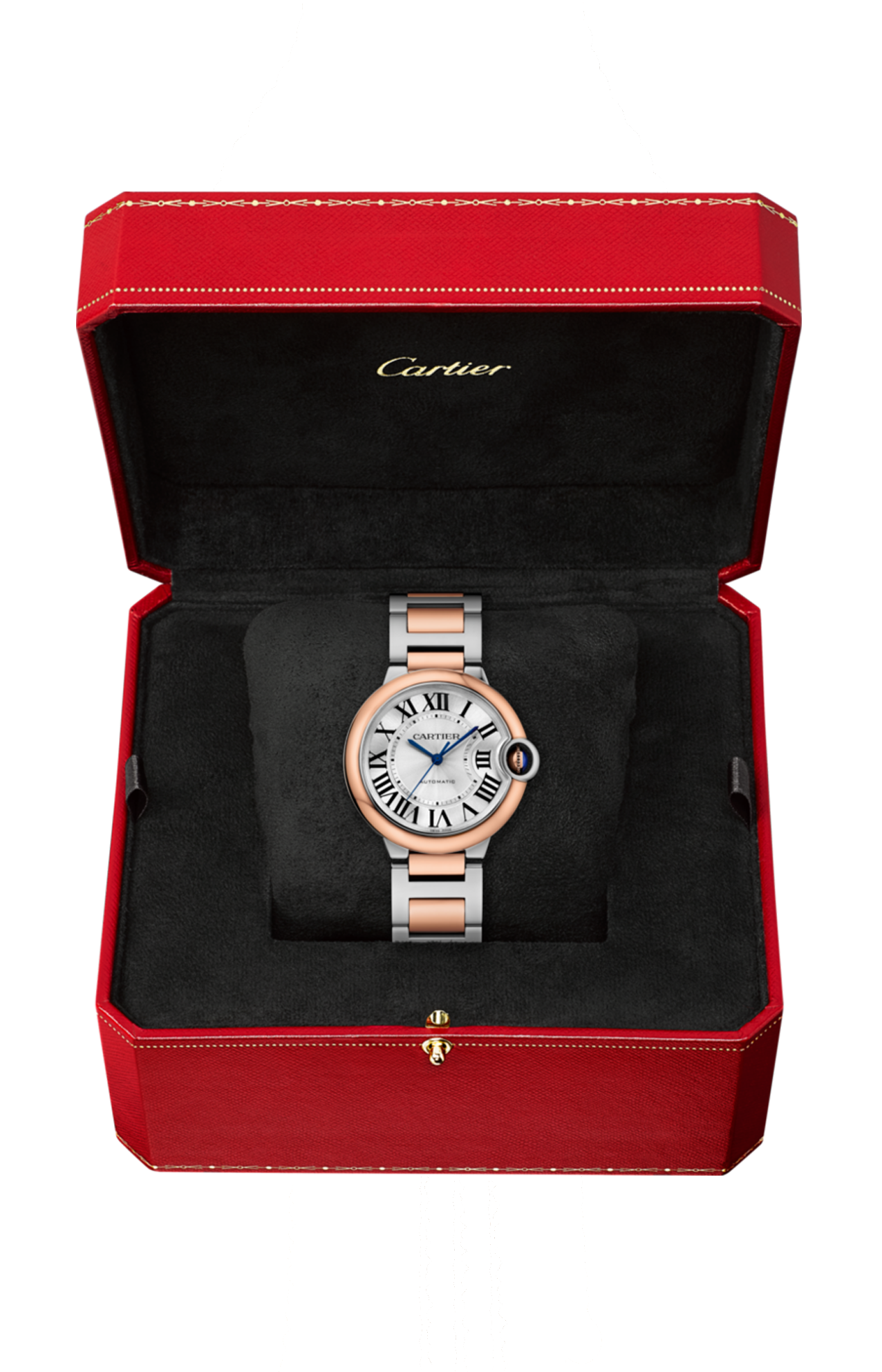 Cartier | BALLON BLEU DE CARTIER 36 MM, AUTOMATICO, ACCIAIO, ORO ROSA - W2BB0033 (2)