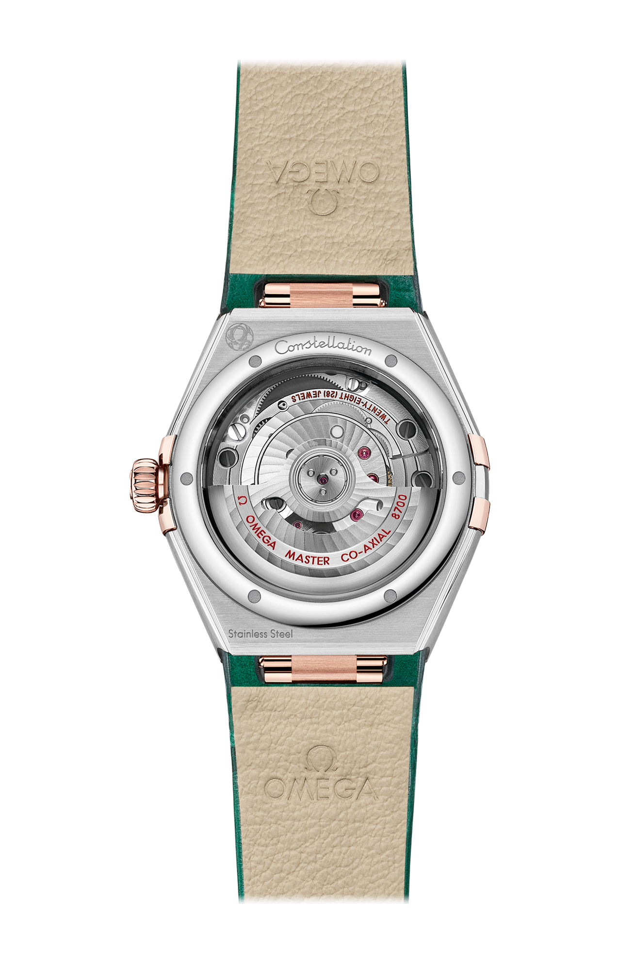 Omega | CONSTELLATIOIN 29 MM, ACCIAIO-ORO SEDNA&trade; SU PELLE - 131.28.29.20.99.001 (2)